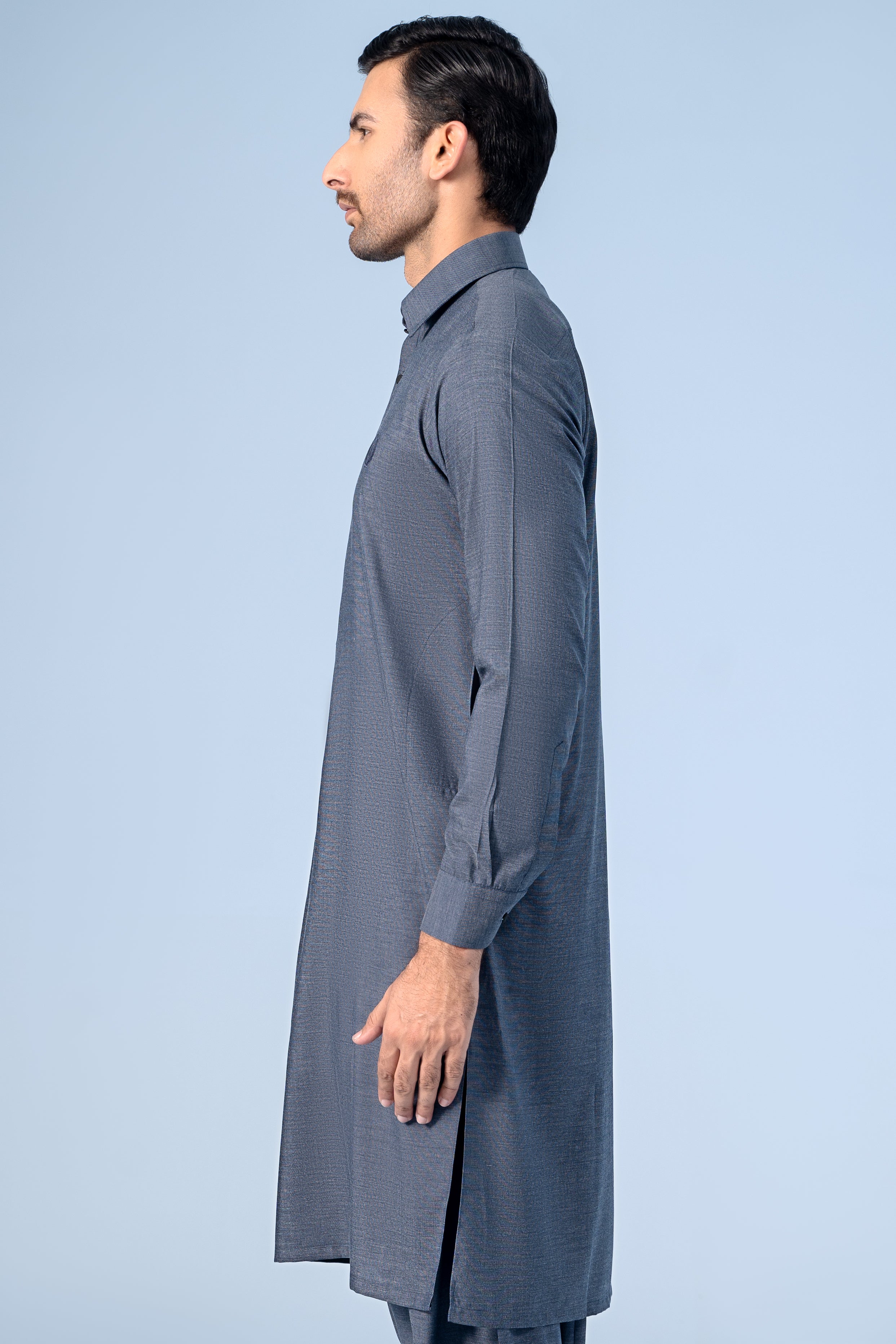 SHALWAR KAMEEZ DARK BLUE - Charcoal Clothing