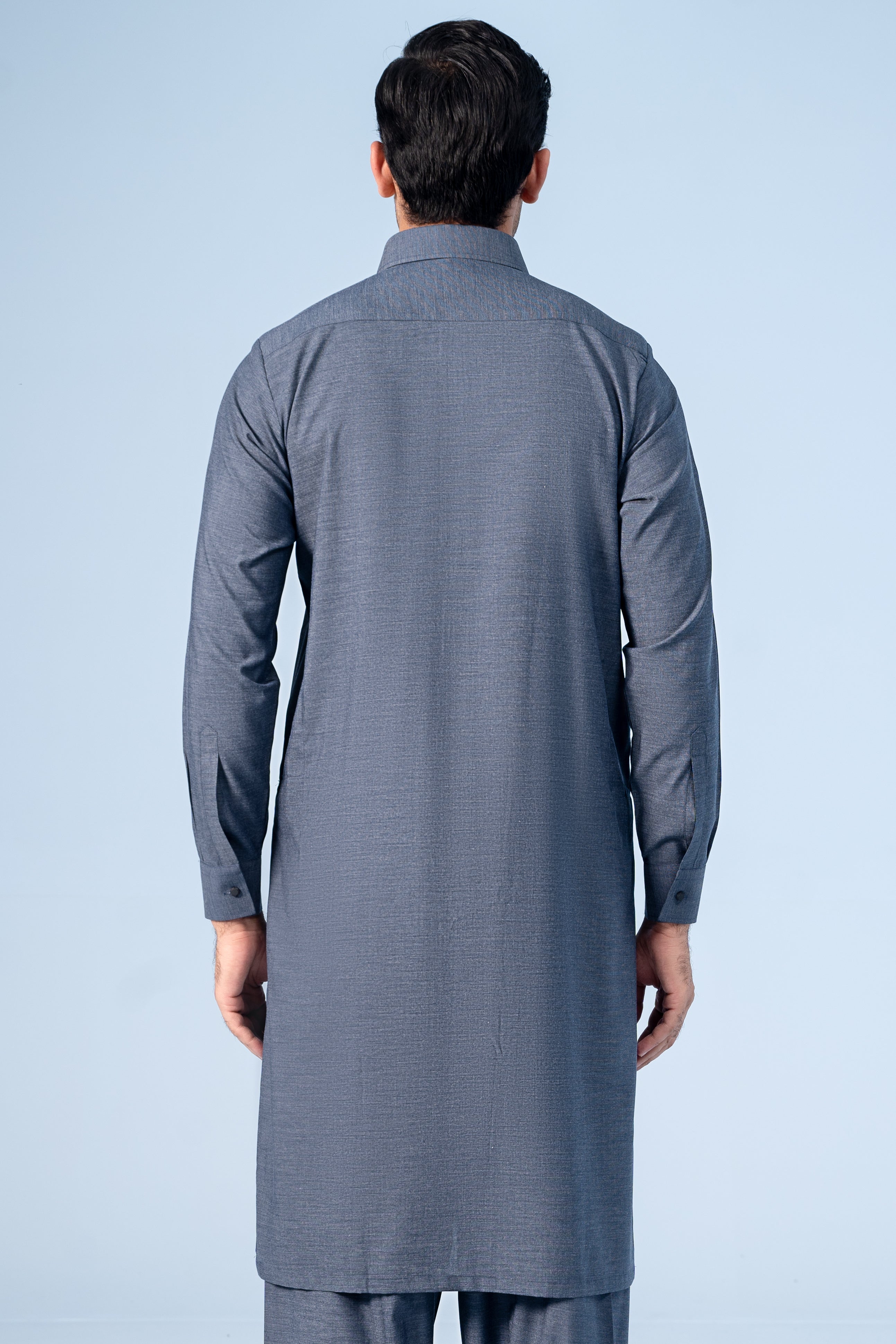 SHALWAR KAMEEZ DARK BLUE - Charcoal Clothing