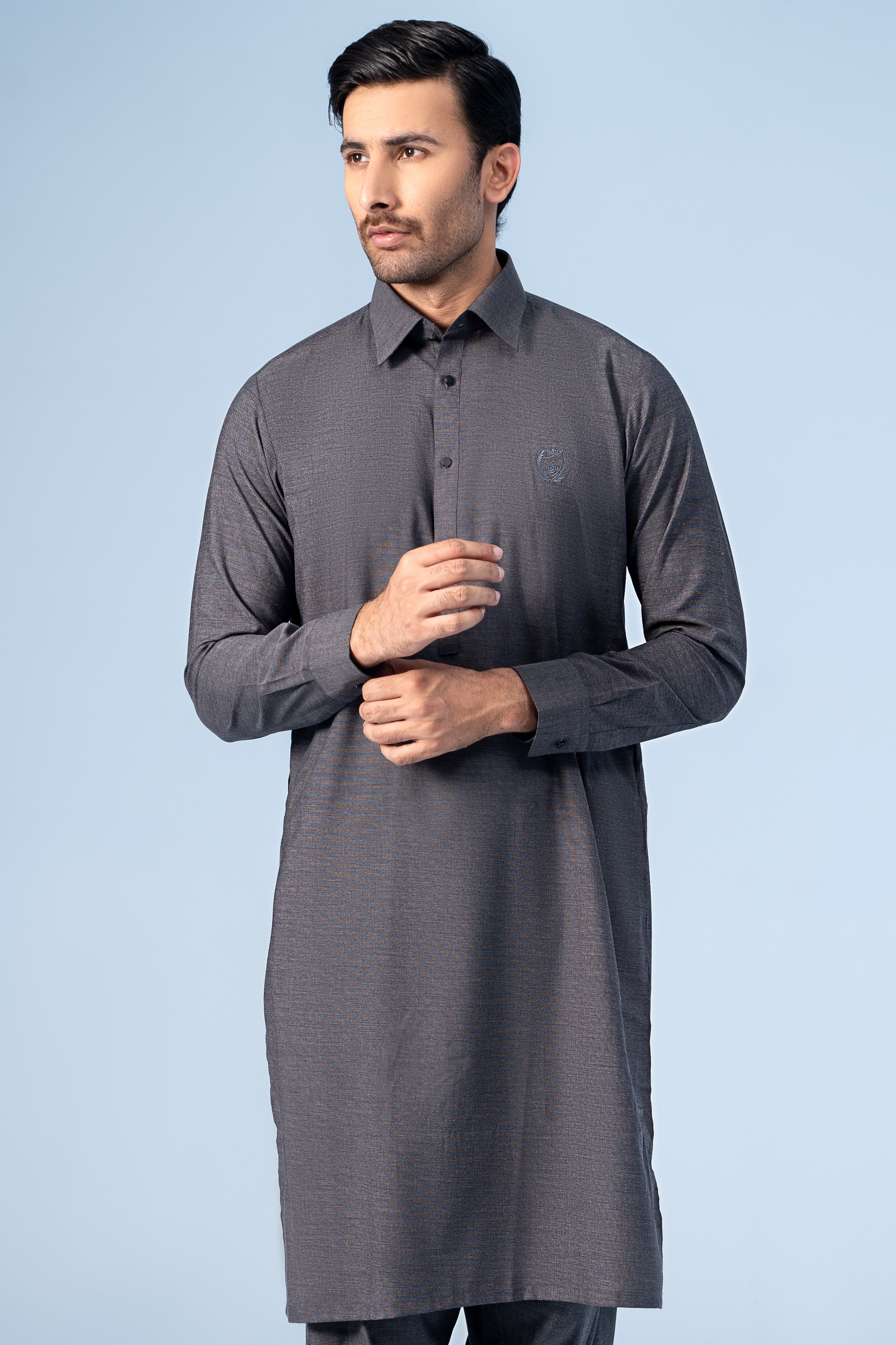SHALWAR KAMEEZ DARK GREY - Charcoal Clothing