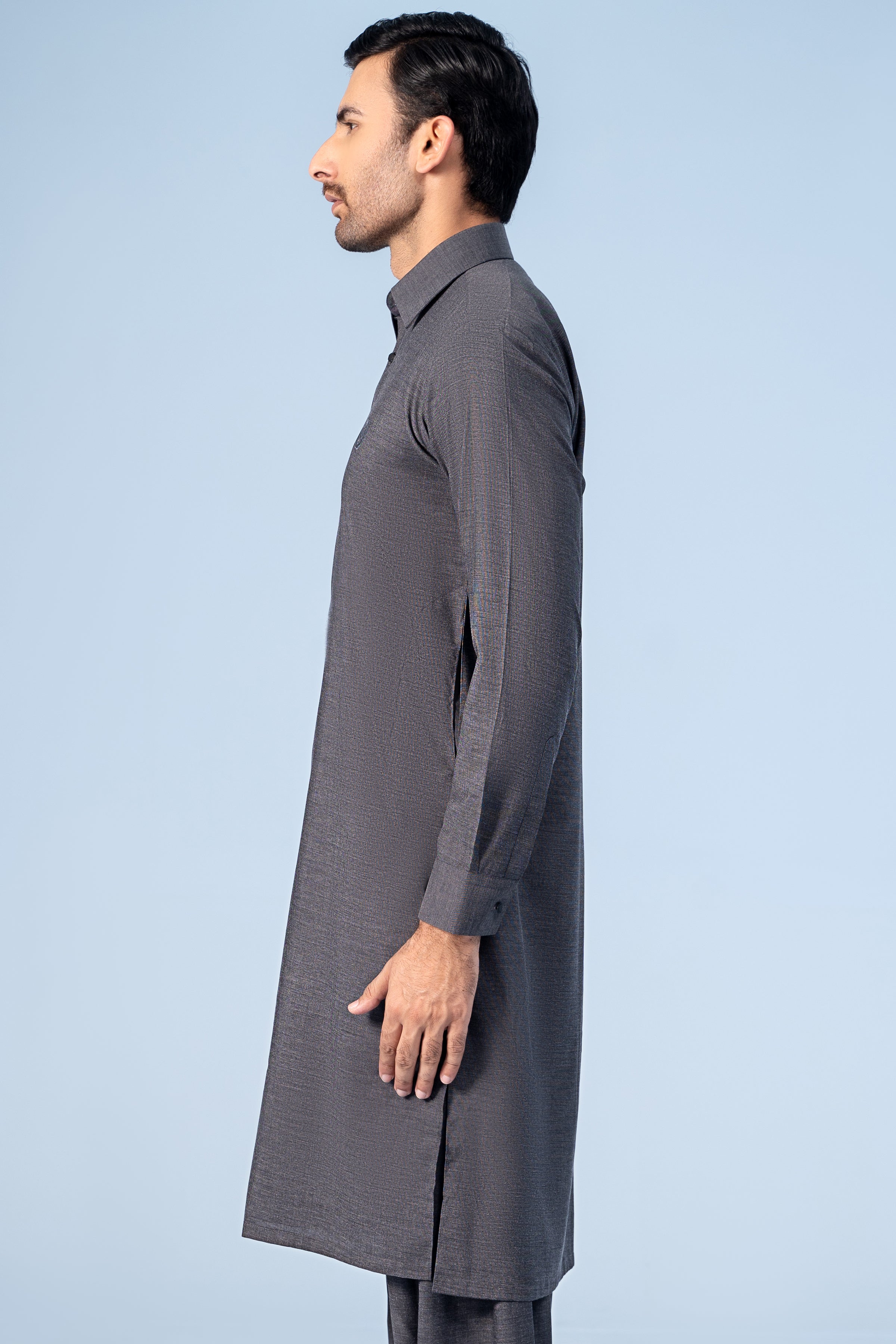 SHALWAR KAMEEZ DARK GREY - Charcoal Clothing