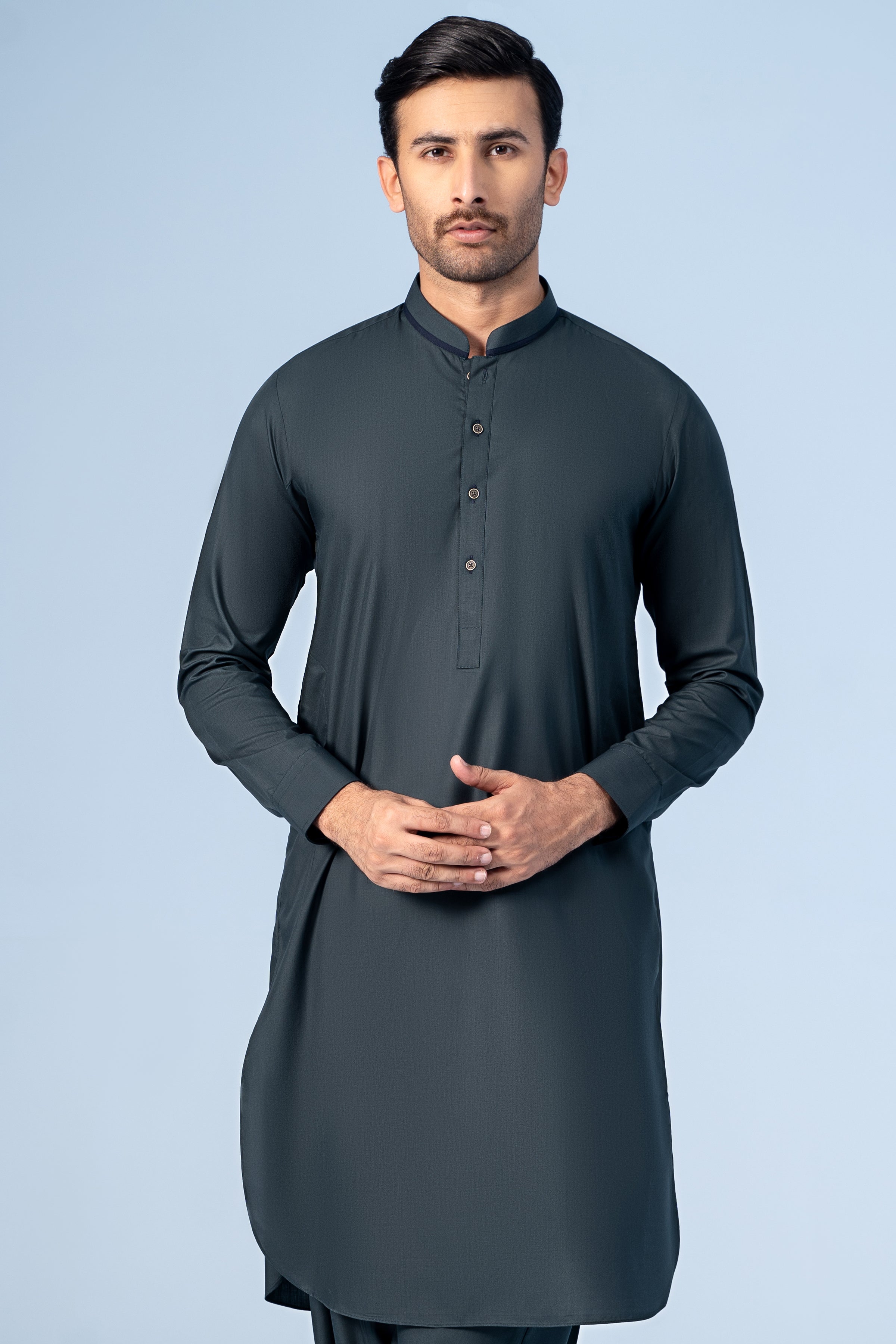 SHALWAR KAMEEZ FOREST GREEN - Charcoal Clothing