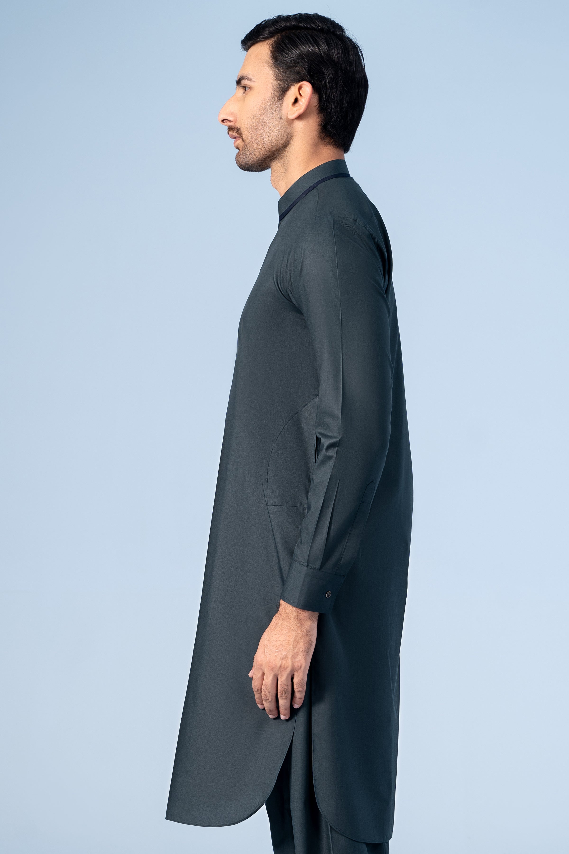 SHALWAR KAMEEZ FOREST GREEN - Charcoal Clothing