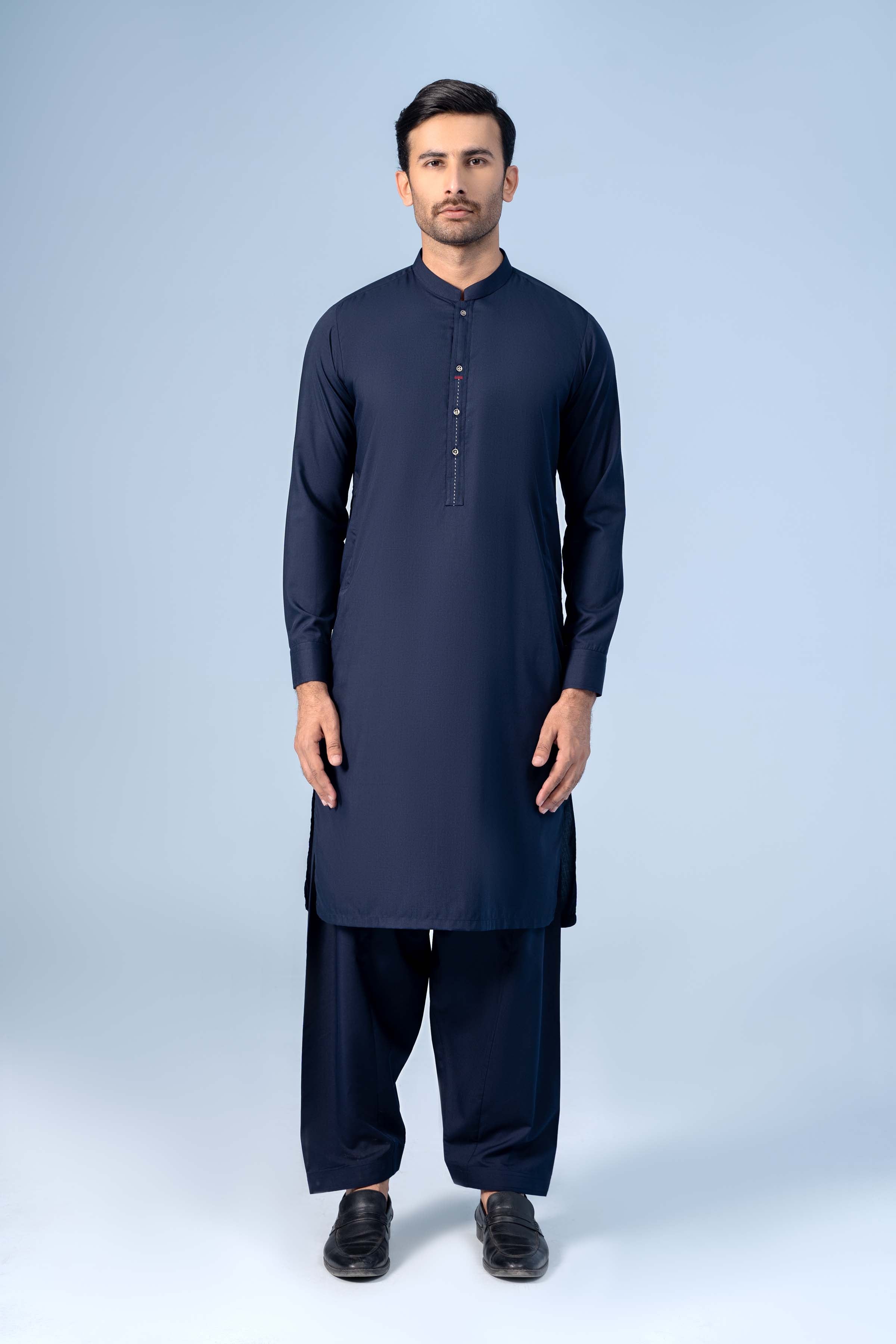 SHALWAR KAMEEZ DARK NAVY - Charcoal Clothing