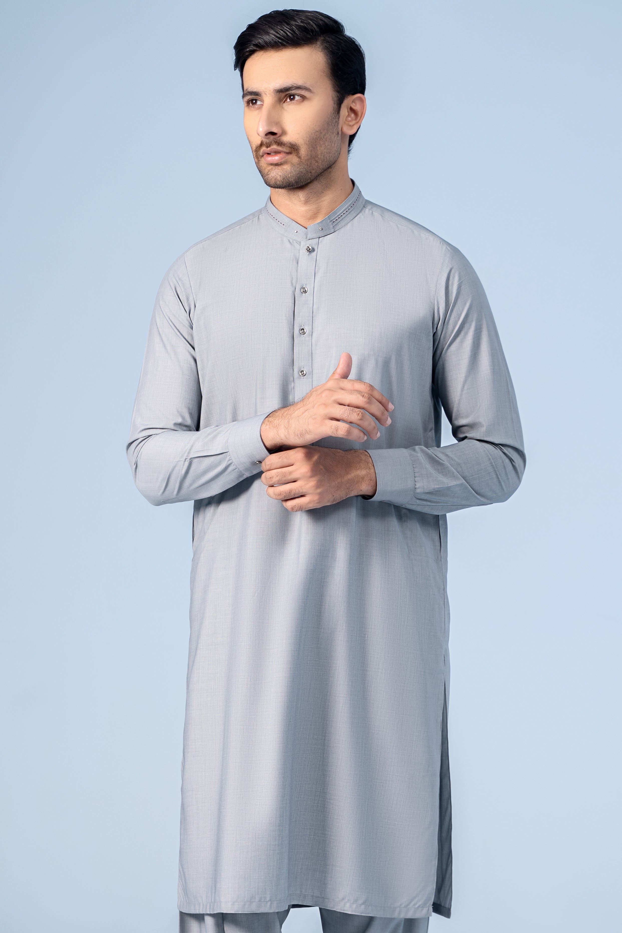 SHALWAR KAMEEZ GREY - Charcoal Clothing