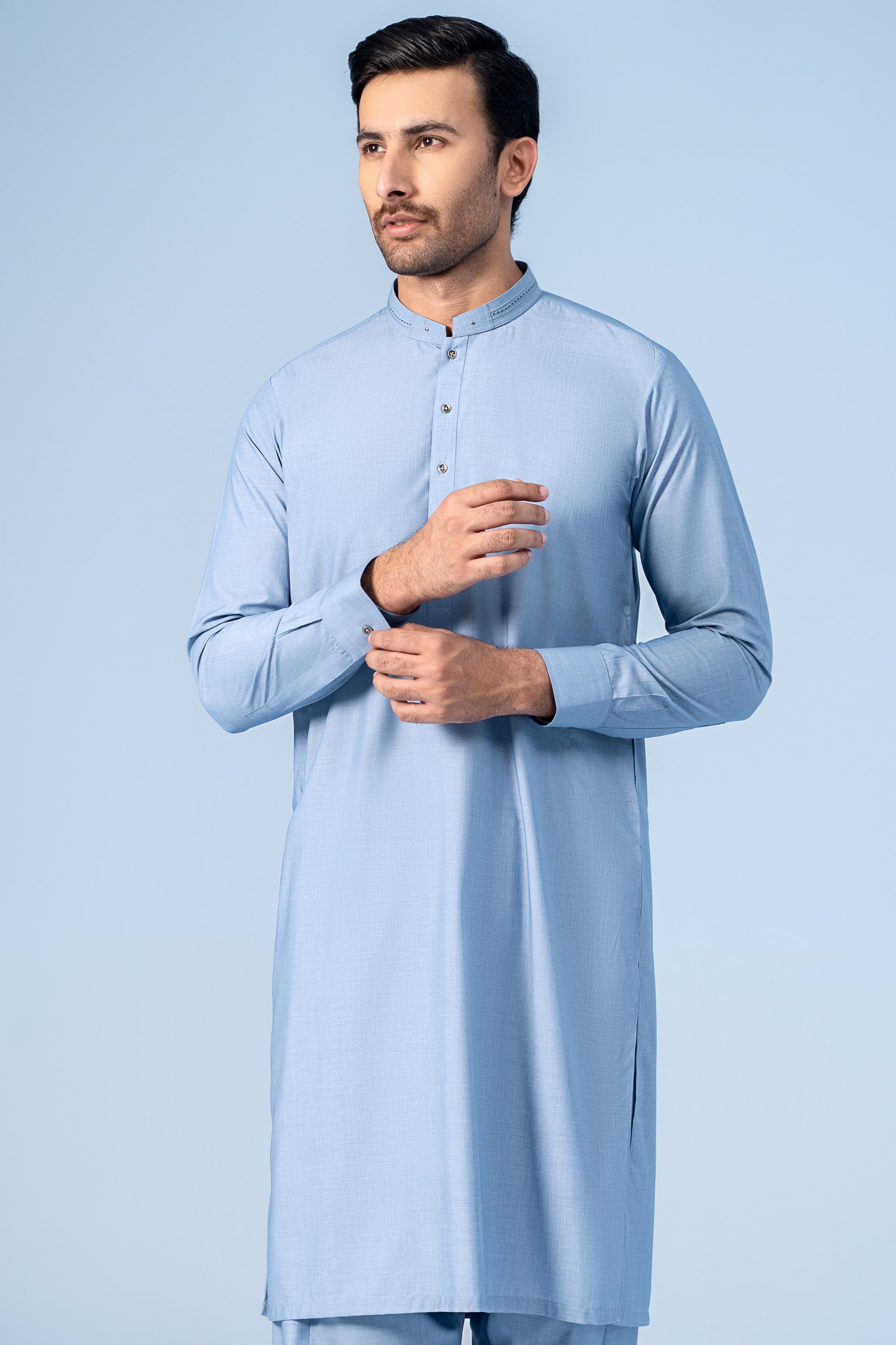 SHALWAR KAMEEZ MID BLUE - Charcoal Clothing