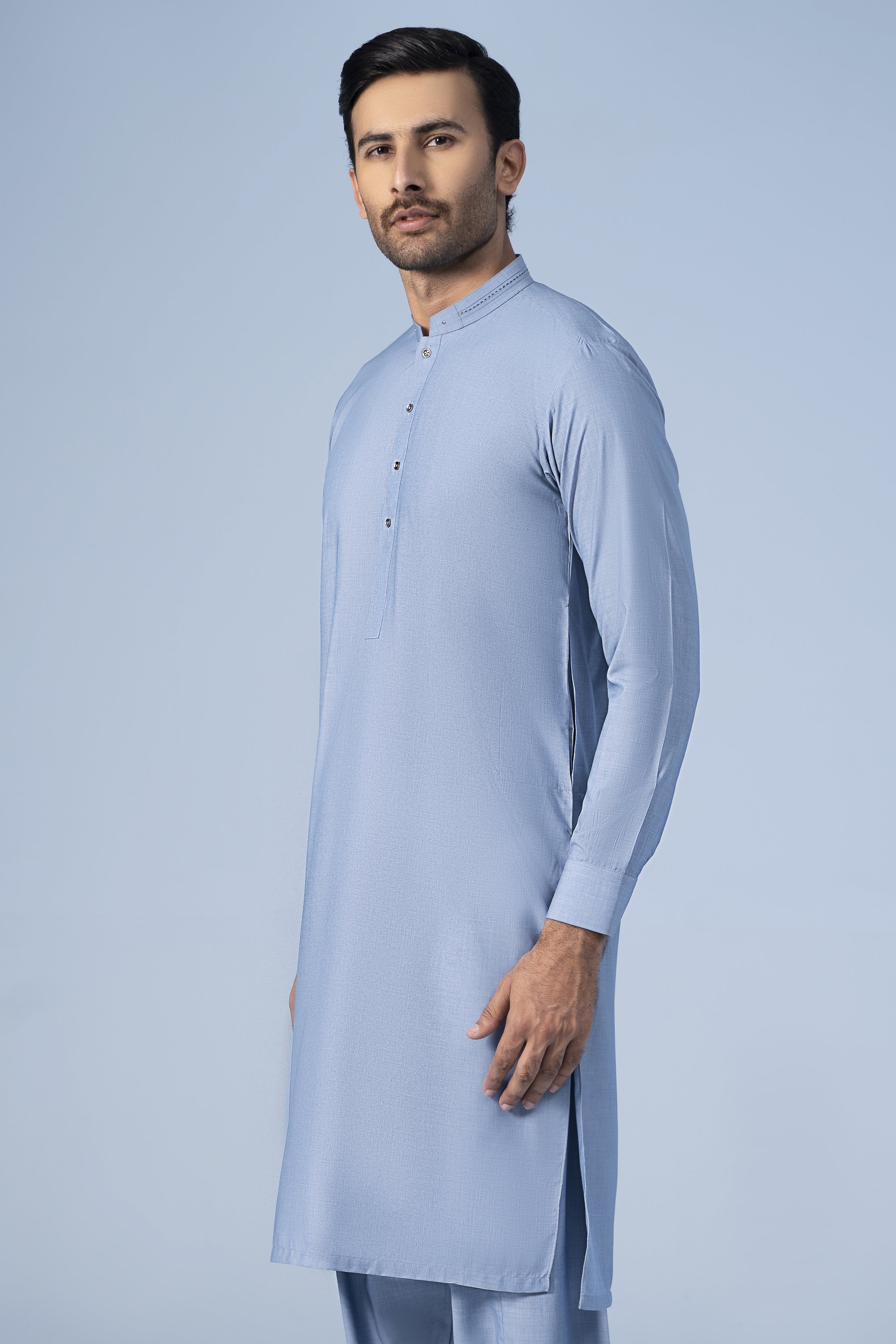SHALWAR KAMEEZ MID BLUE - Charcoal Clothing