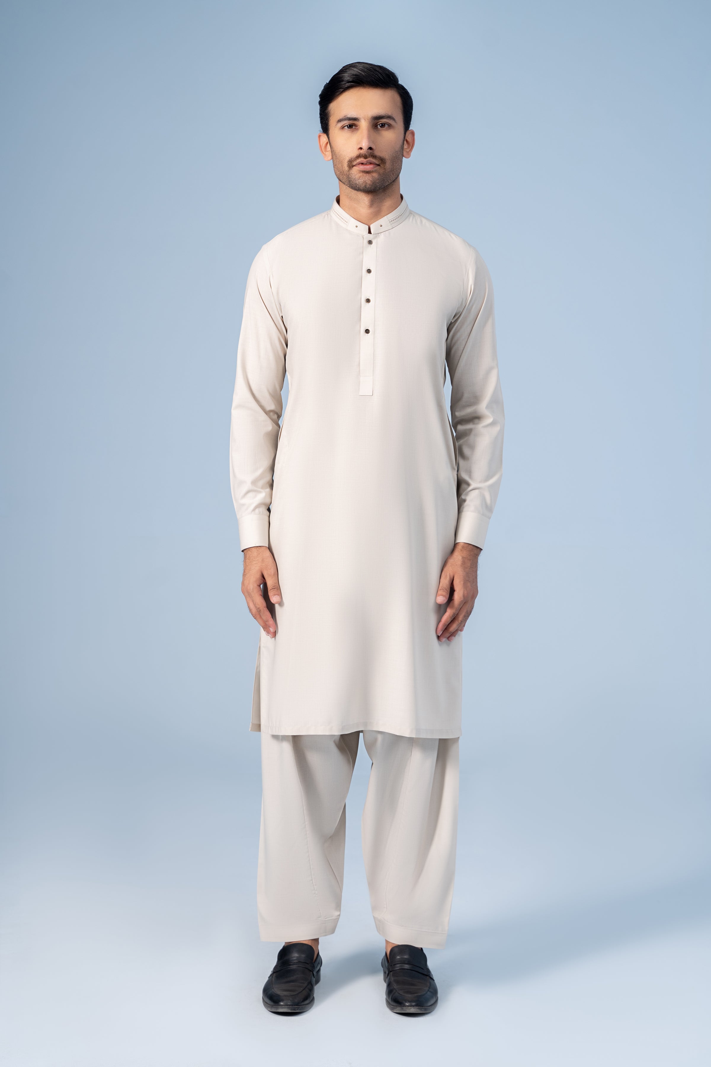 SHALWAR KAMEEZ CREAM - Charcoal Clothing