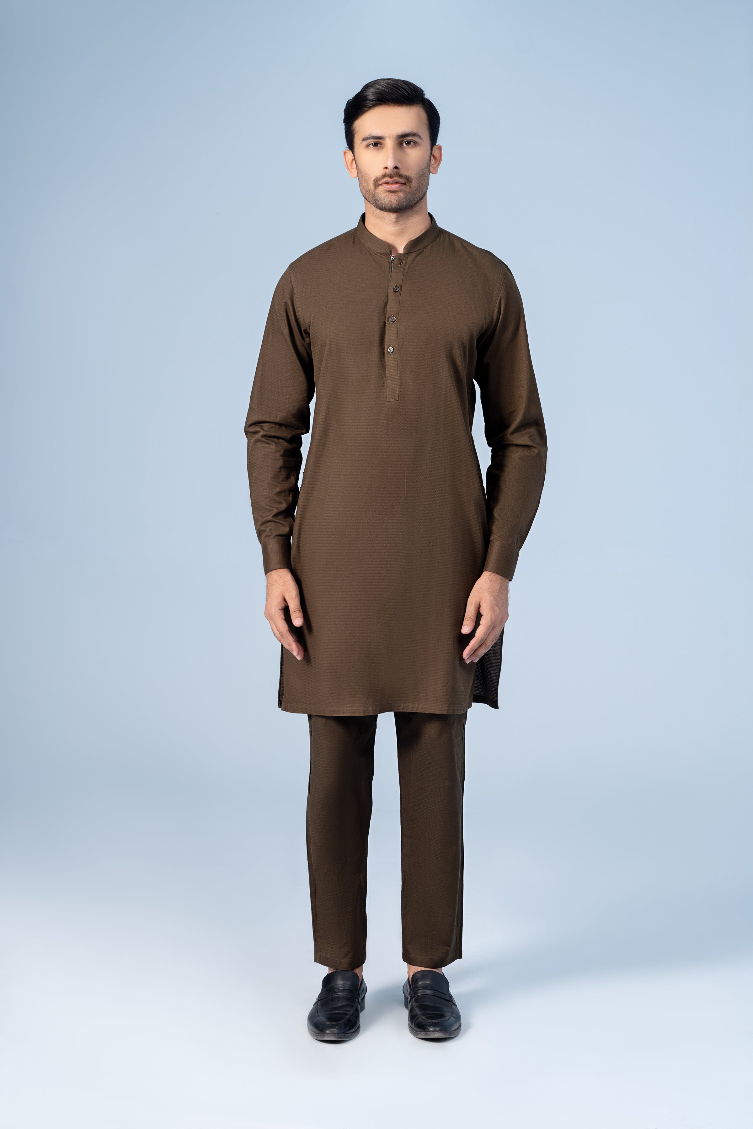 KURTA PAJAMA OLIVE - Charcoal Clothing