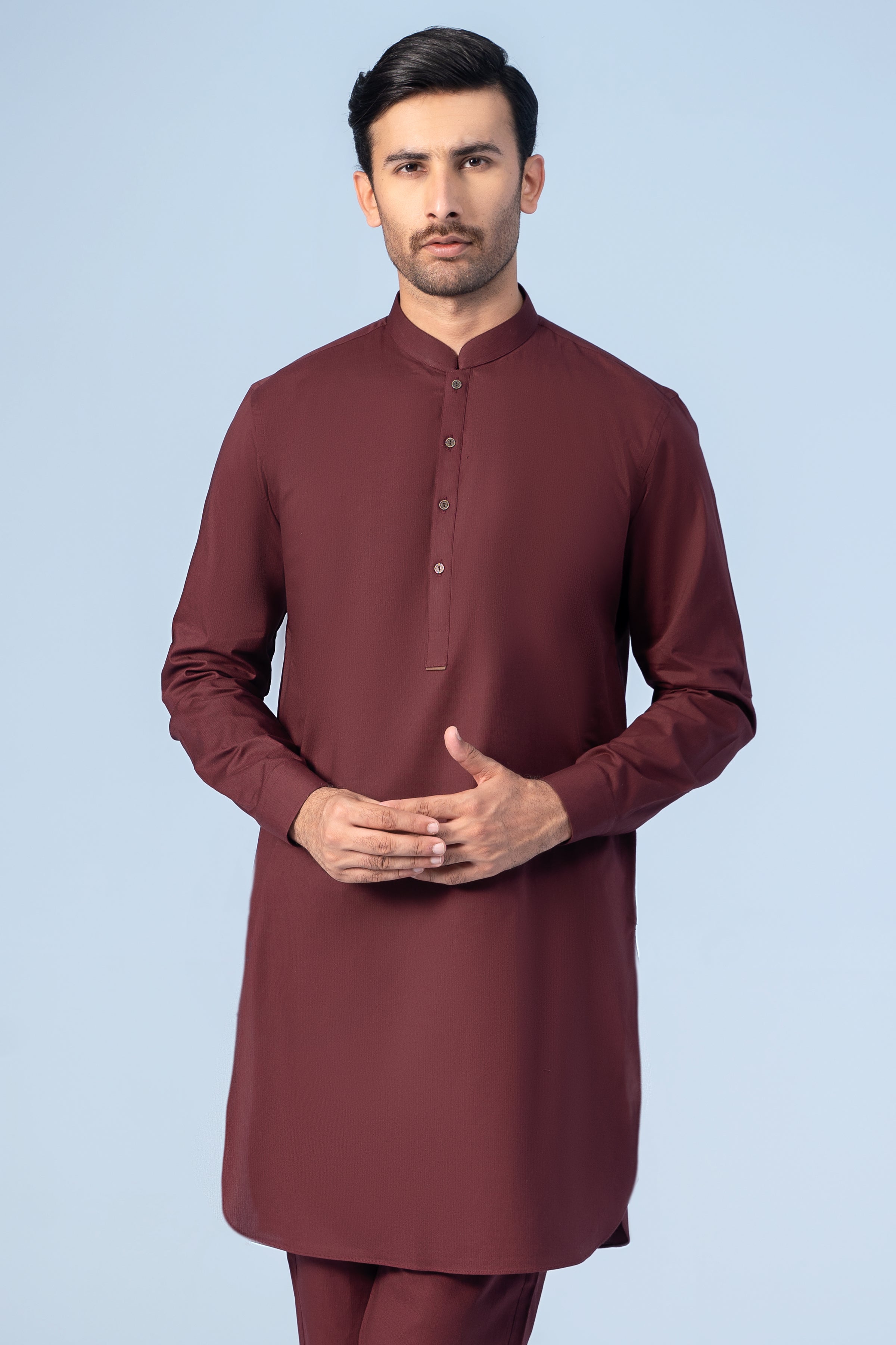 KURTA PAJAMA MAROON - Charcoal Clothing