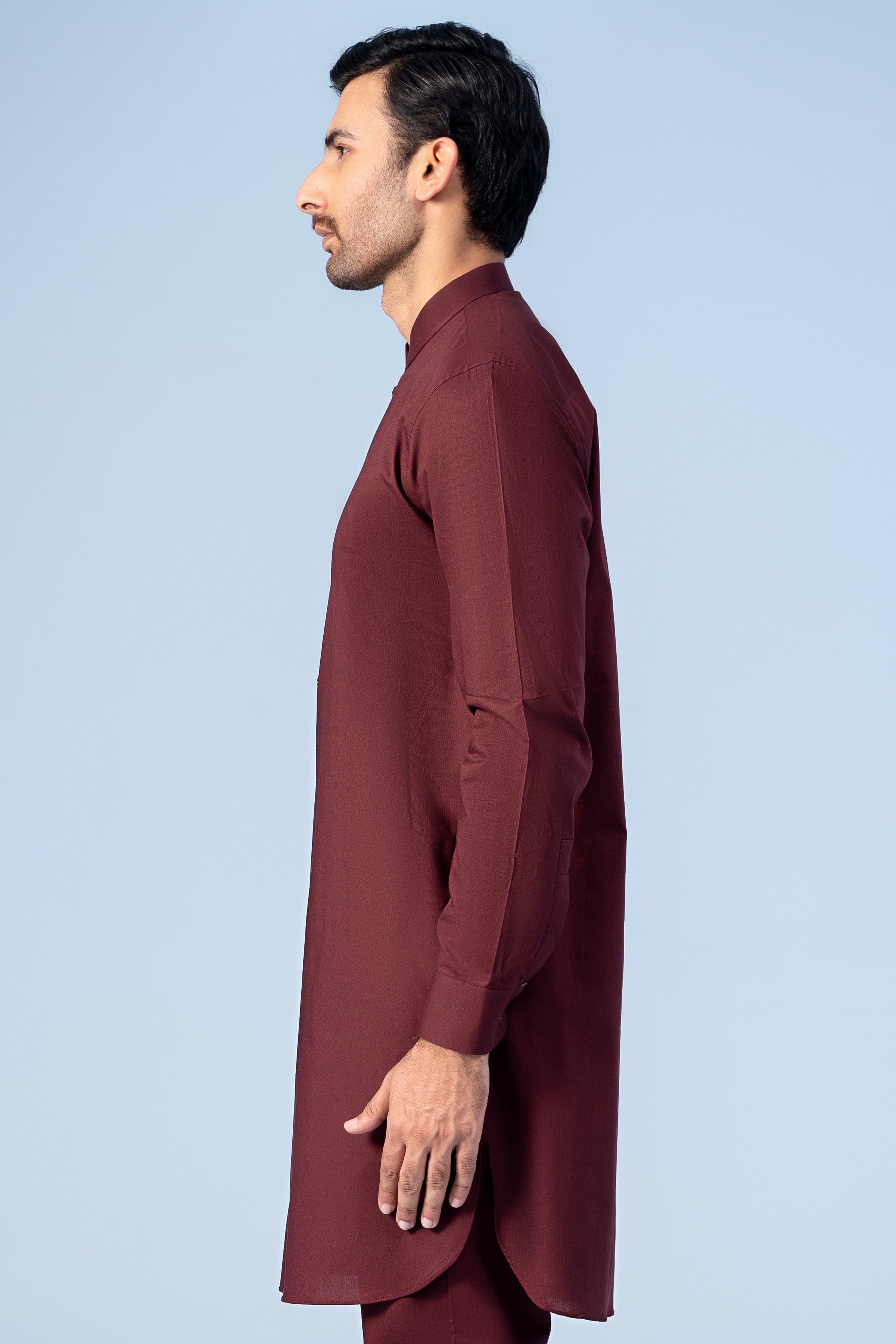 KURTA PAJAMA MAROON - Charcoal Clothing