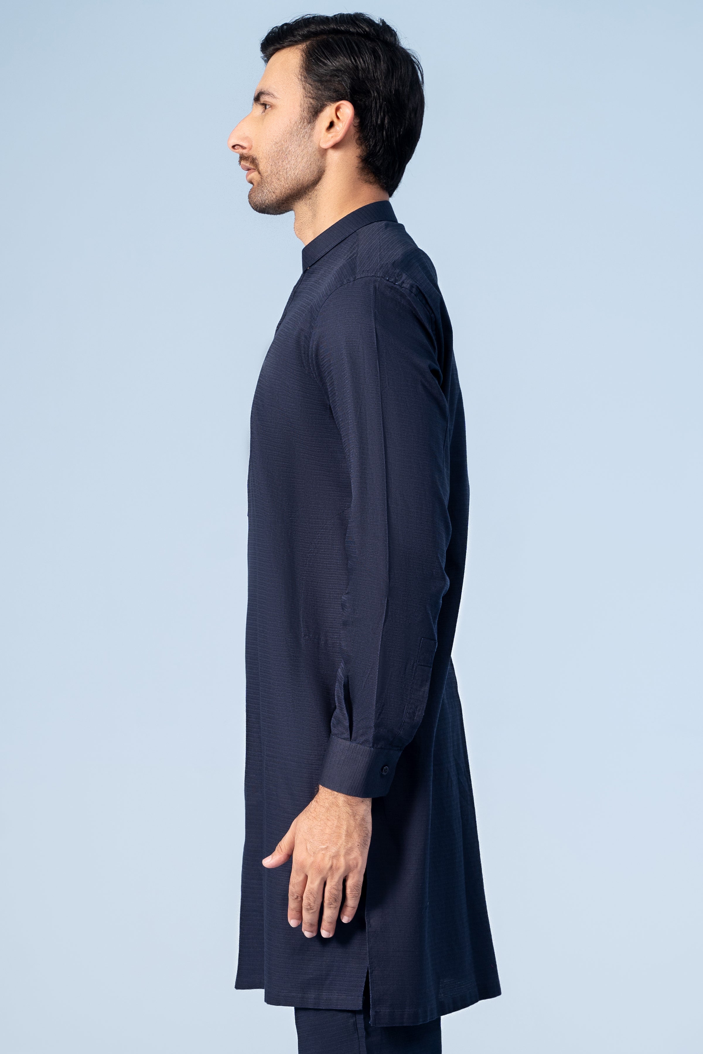 KURTA PAJAMA NAVY - Charcoal Clothing