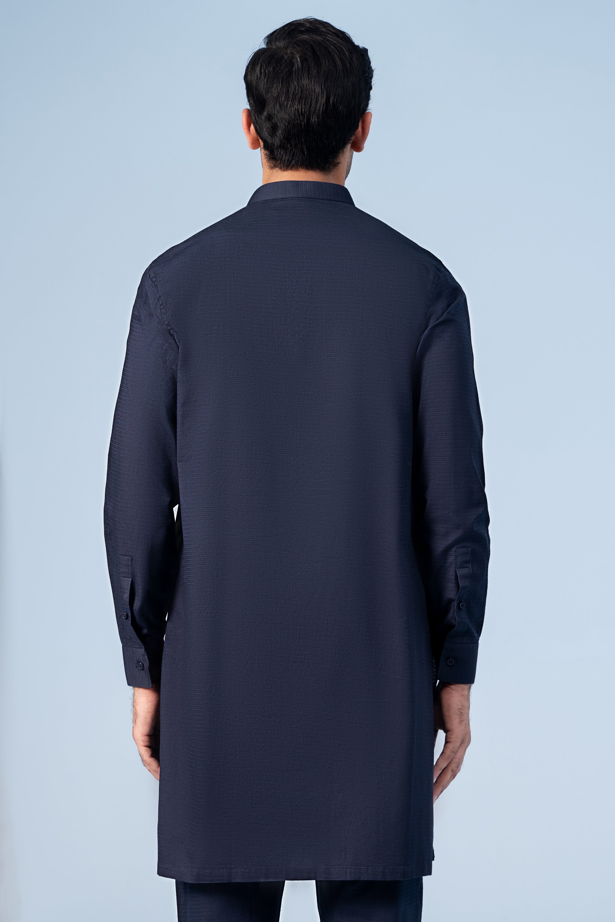 KURTA PAJAMA NAVY - Charcoal Clothing