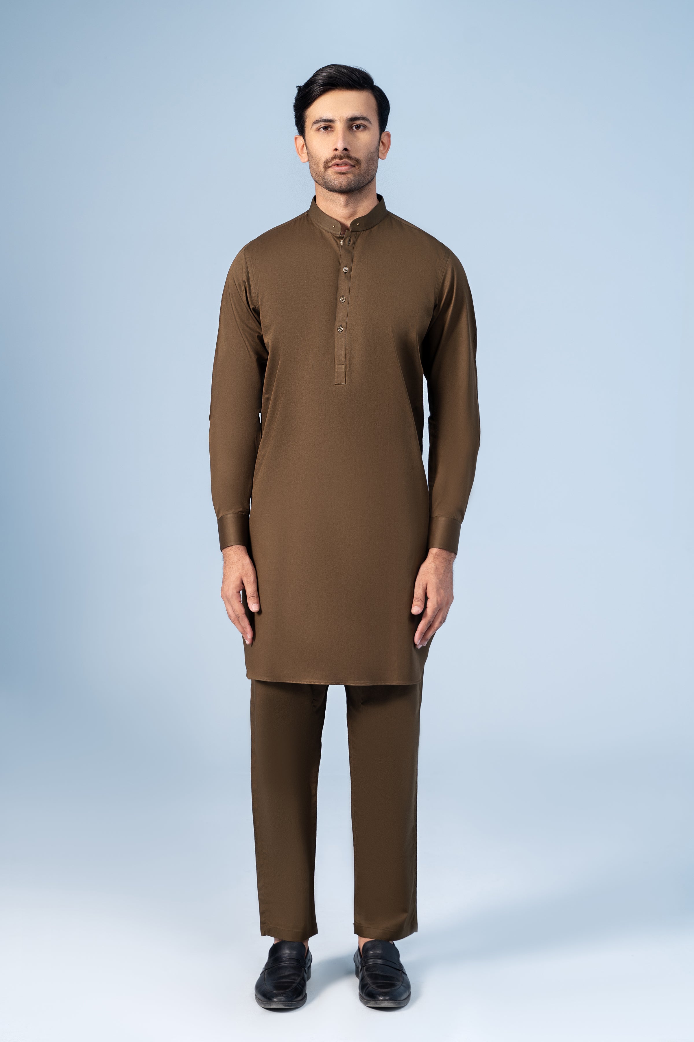 KURTA PAJAMA OLIVE - Charcoal Clothing