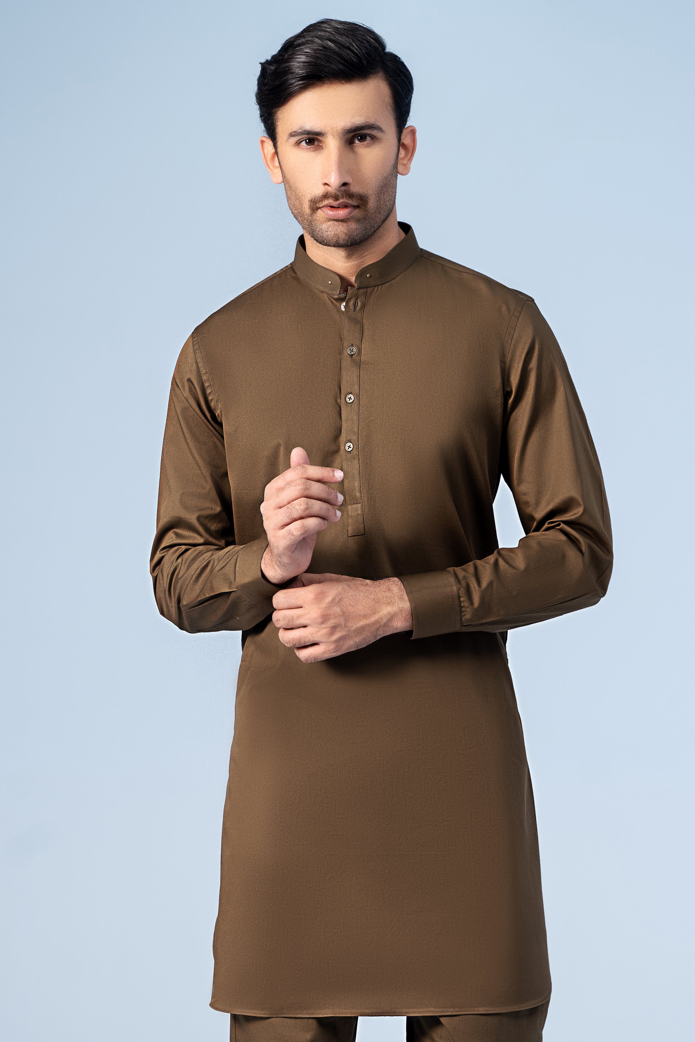 KURTA PAJAMA OLIVE - Charcoal Clothing