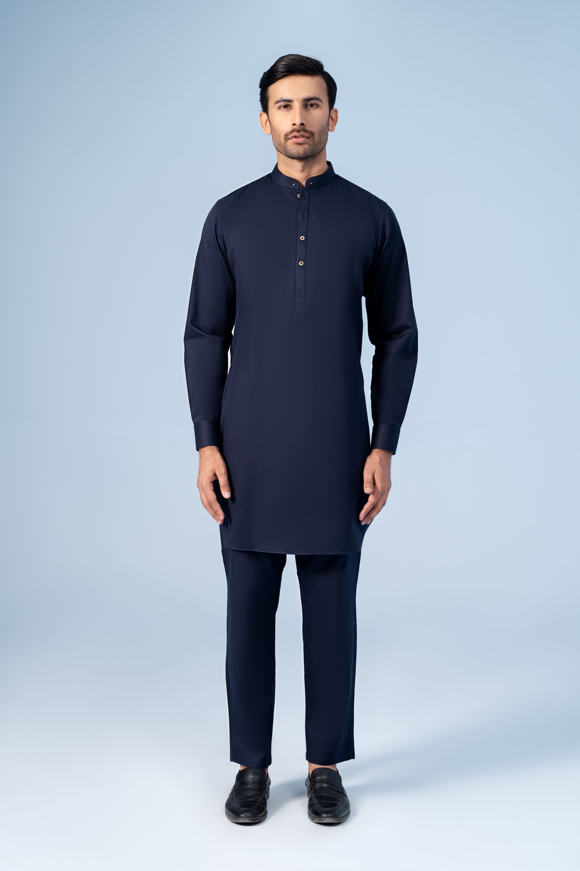 KURTA PAJAMA NAVY - Charcoal Clothing