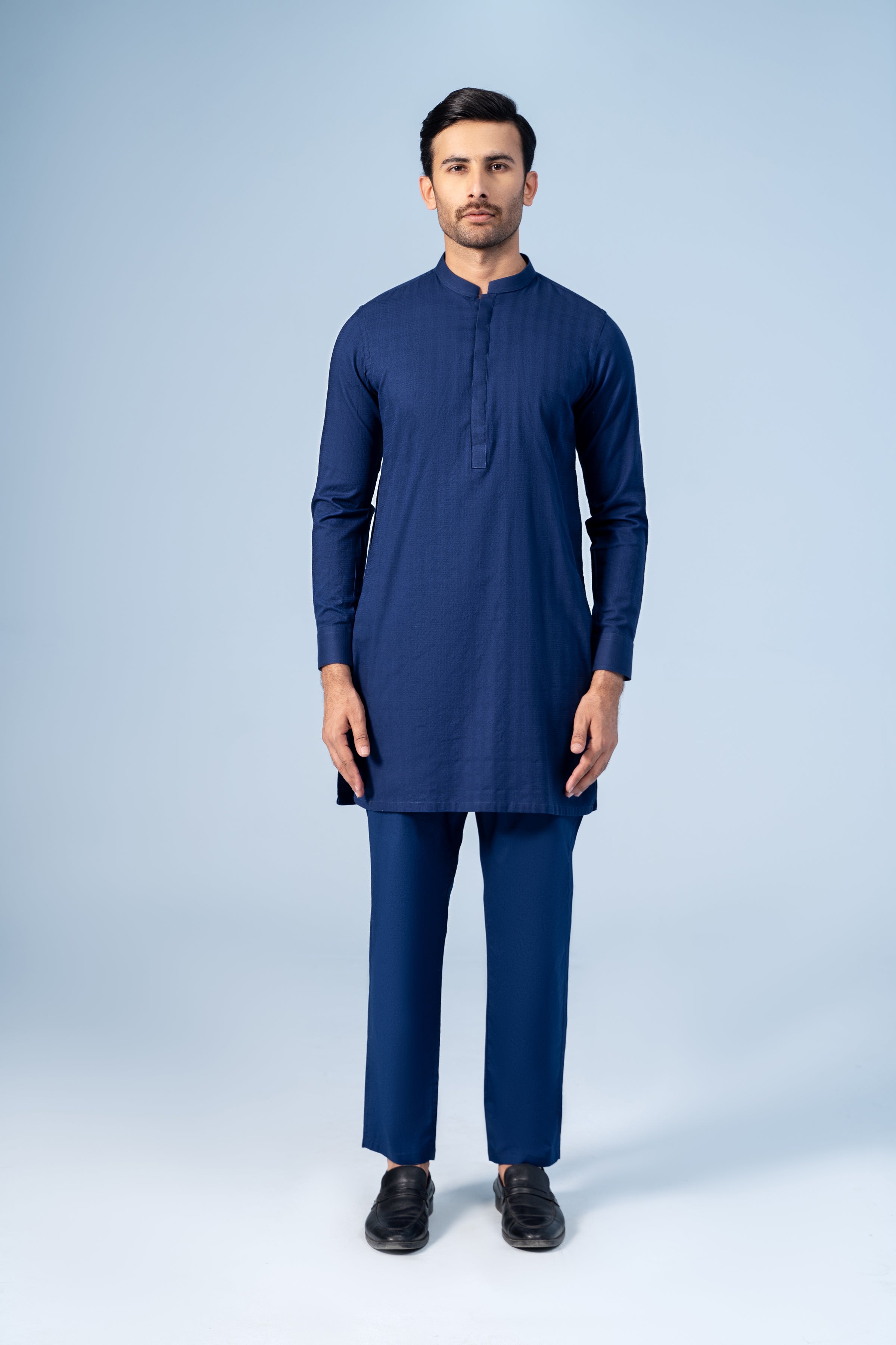 KURTA PAJAMA ROYAL BLUE - Charcoal Clothing