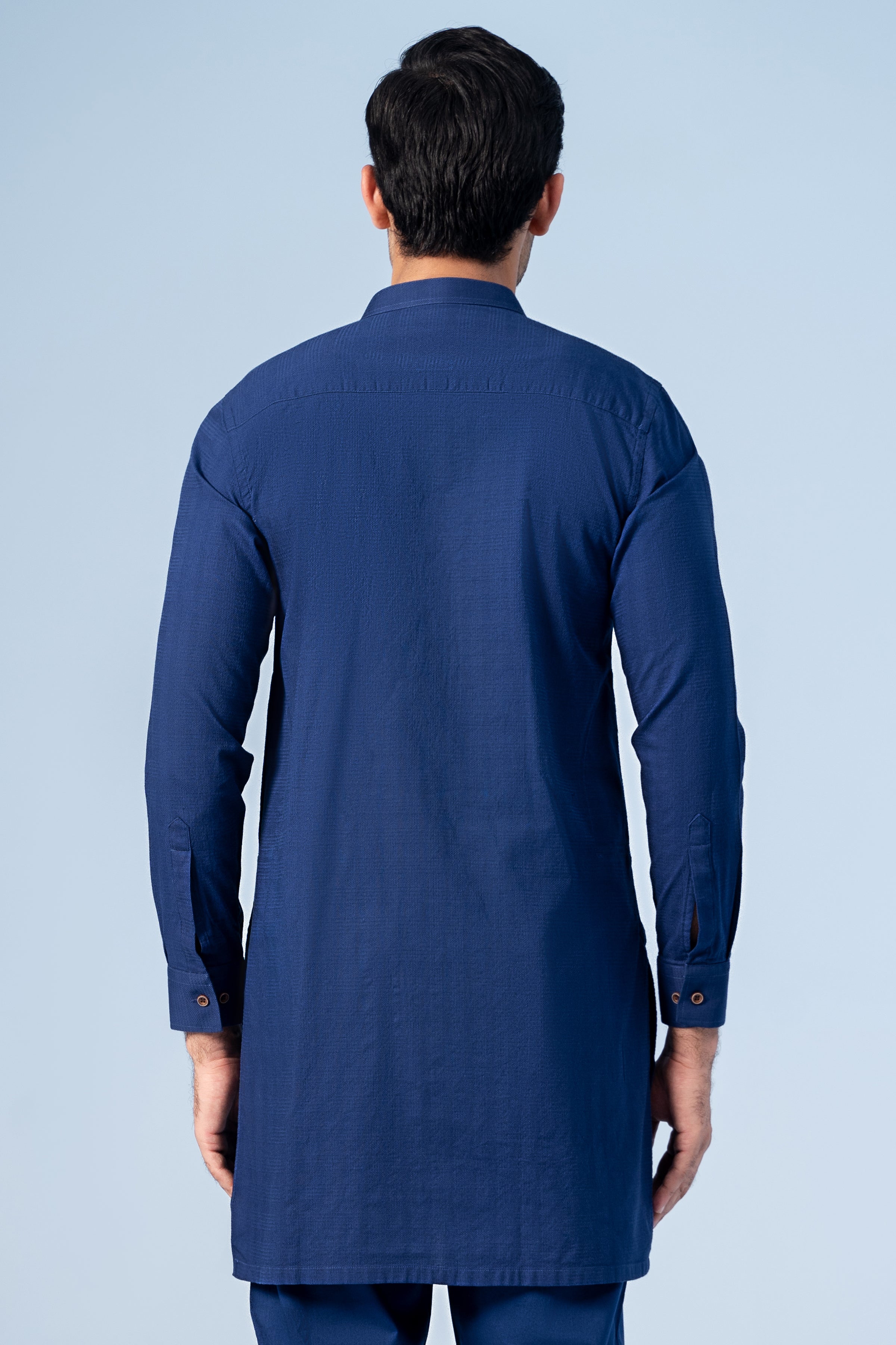 KURTA PAJAMA ROYAL BLUE - Charcoal Clothing