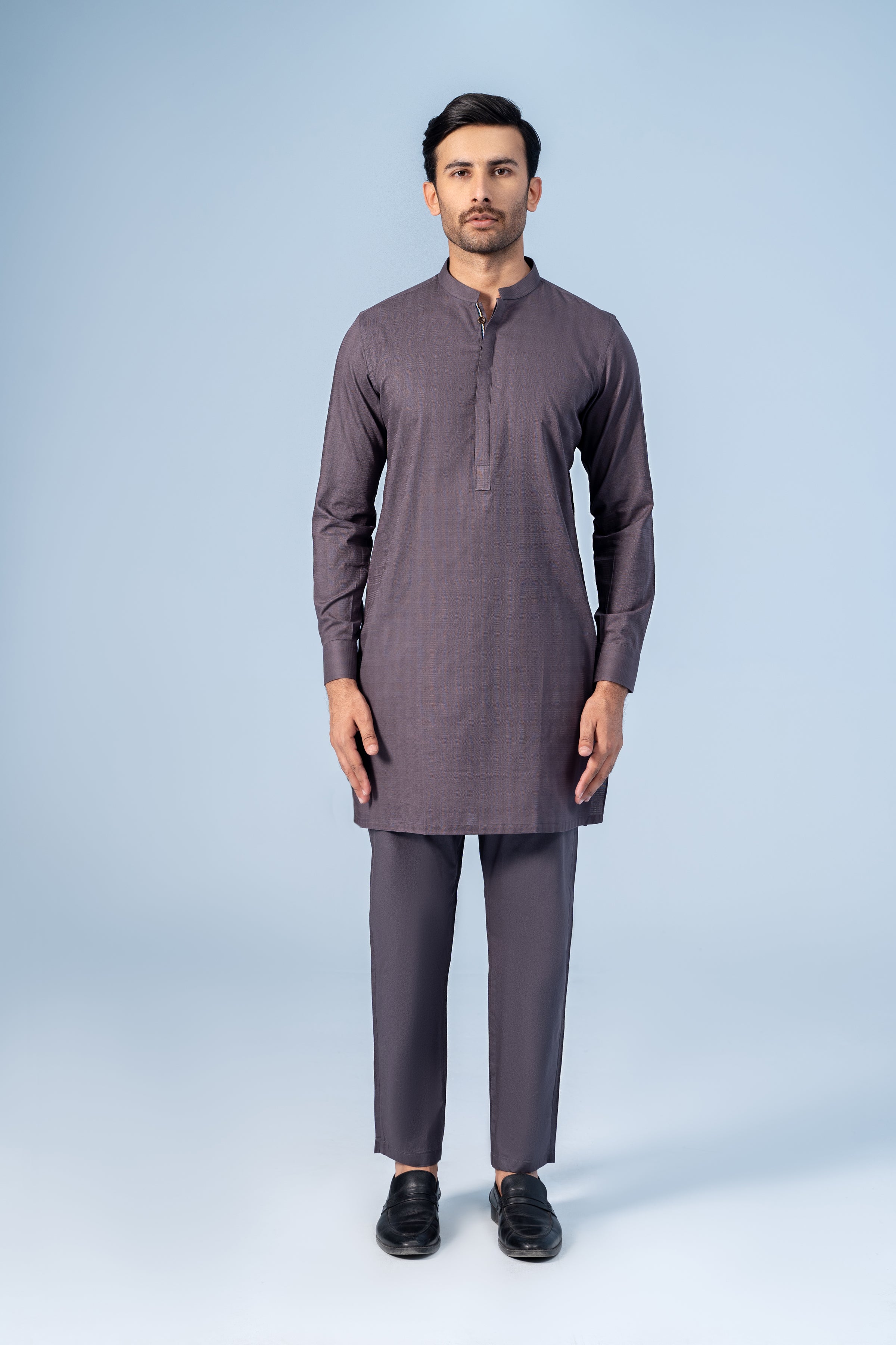 KURTA PAJAMA GREY - Charcoal Clothing