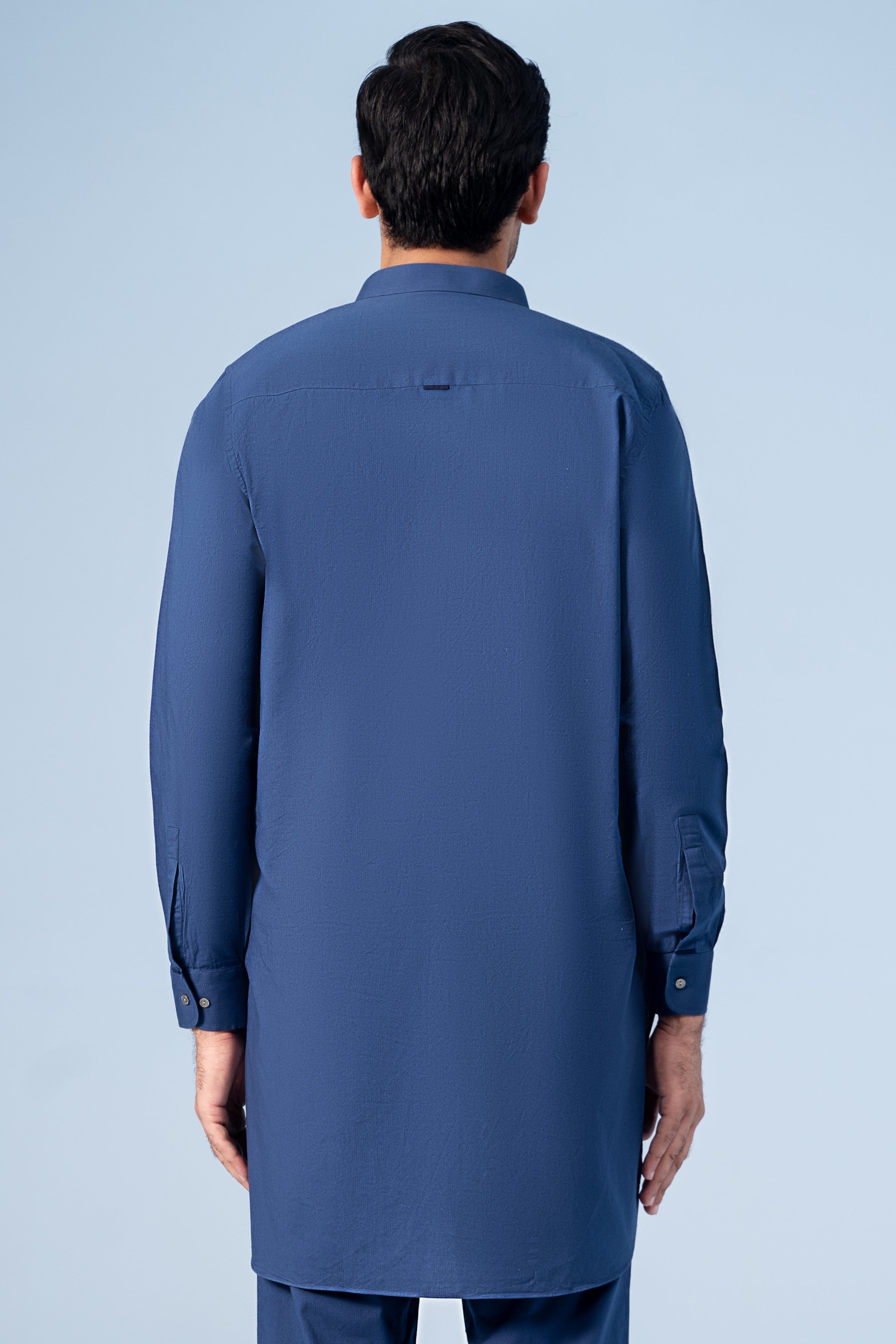 KURTA PAJAMA INDIGO BLUE - Charcoal Clothing