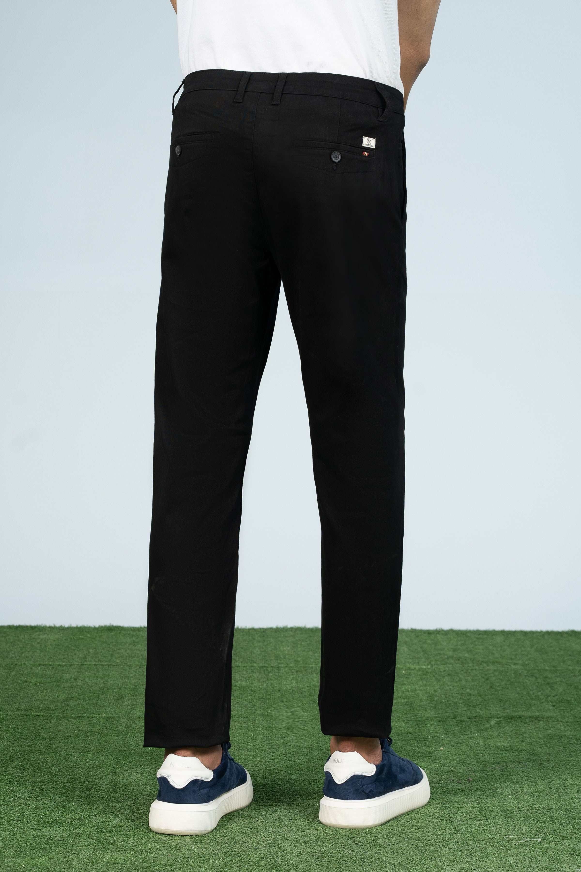 CASUAL PANT CROSS POCKET BLACK - Charcoal Clothing