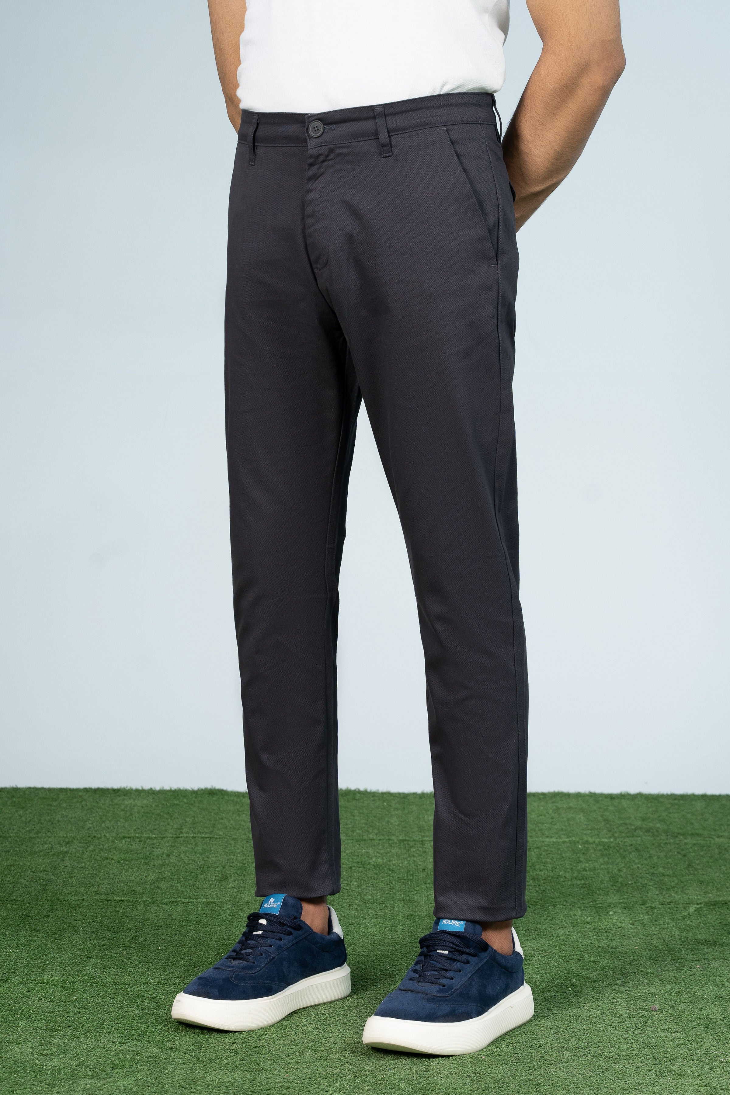 CASUAL PANT CROSS POCKET NAVY - Charcoal Clothing