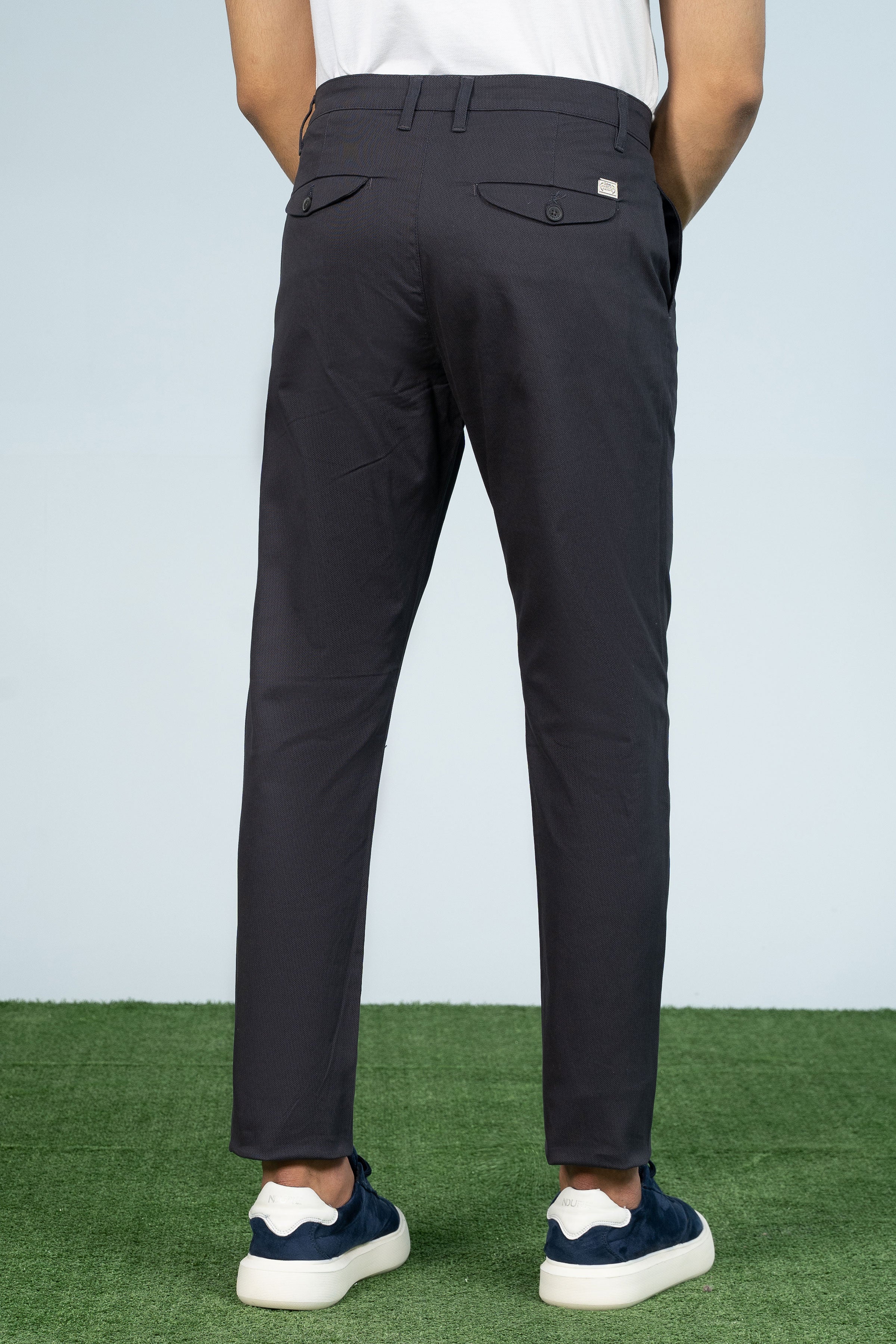 CASUAL PANT CROSS POCKET NAVY - Charcoal Clothing