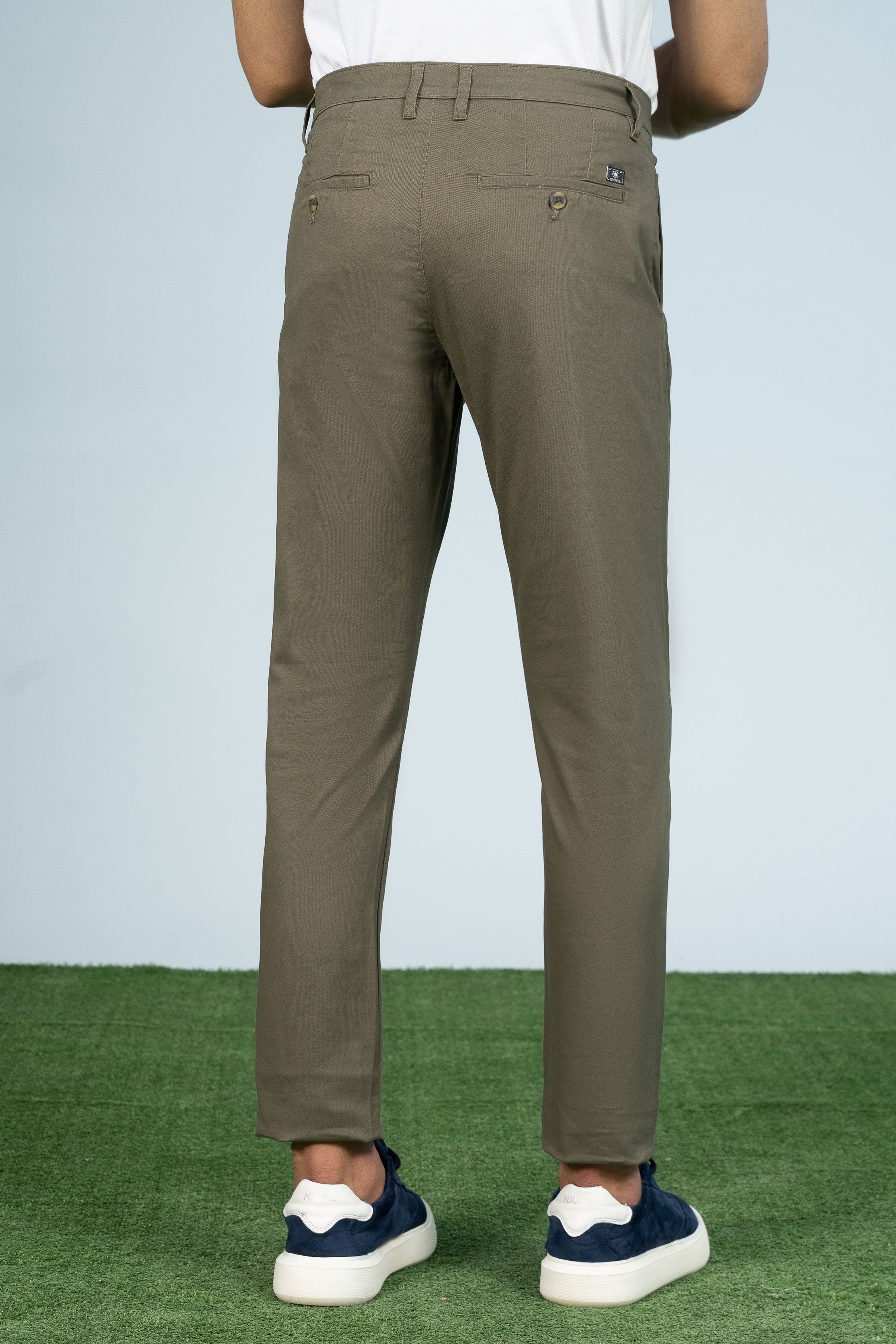 CASUAL PANT CROSS POCKET OLIVE - Charcoal Clothing