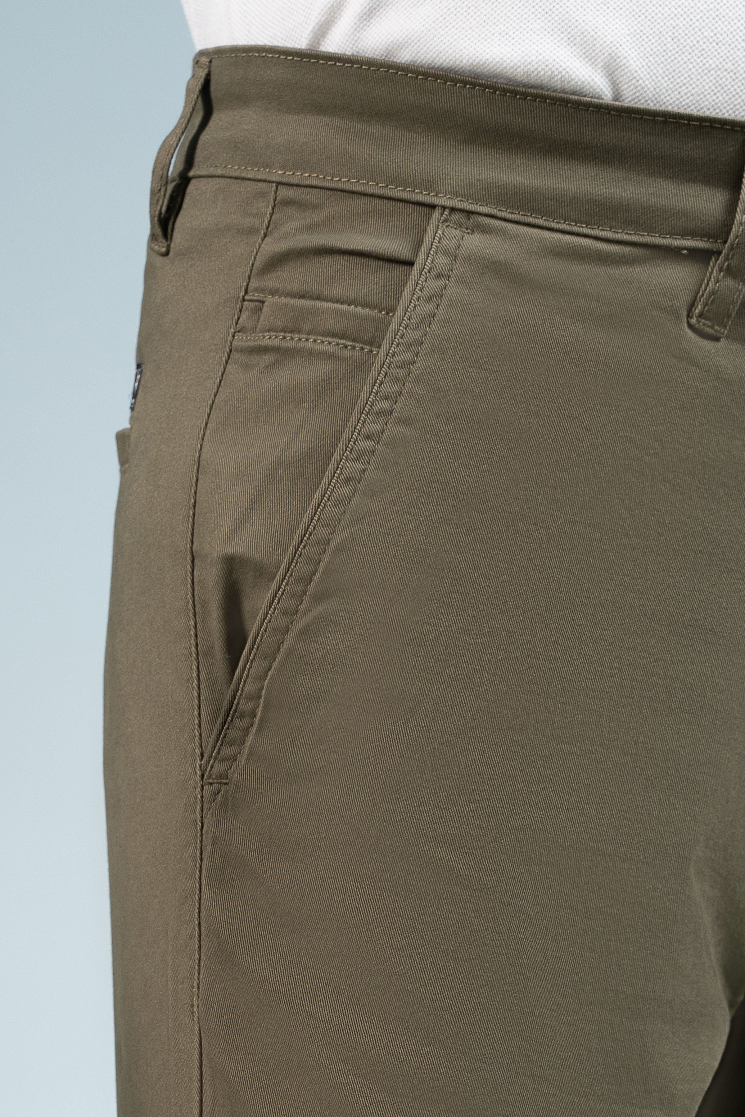 CASUAL PANT CROSS POCKET OLIVE - Charcoal Clothing
