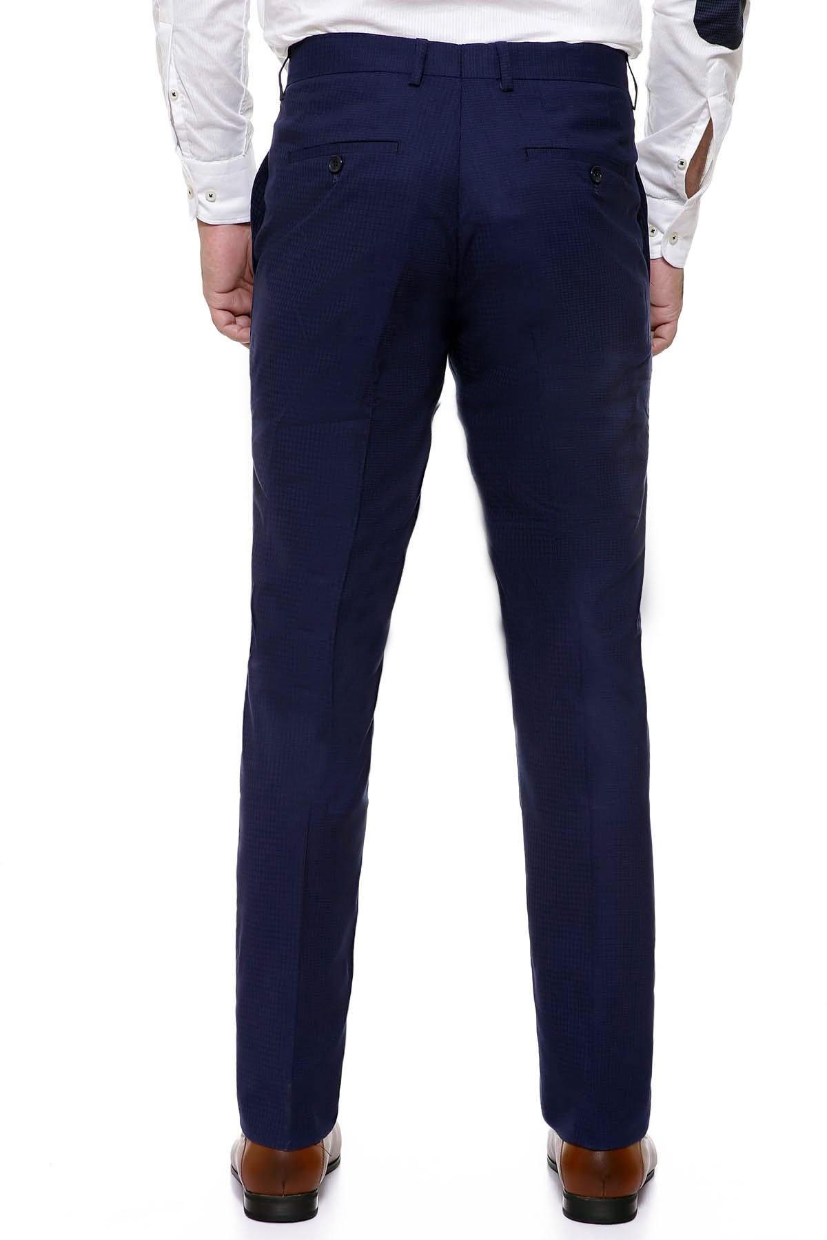 Dress Pant Slim fit Navy Blue at Charcoal Clothing