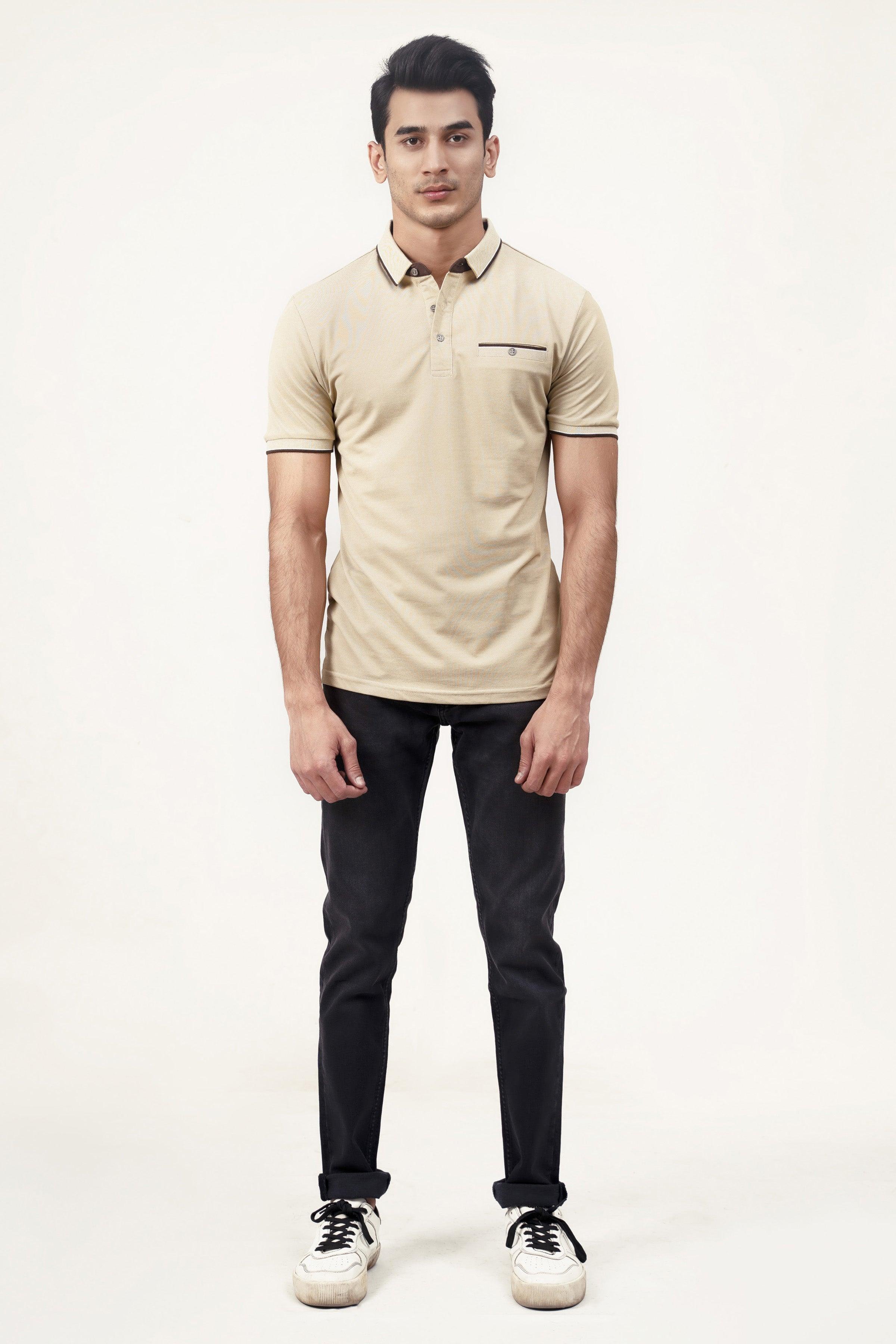 EXCLUSIVE POLO BEIGE at Charcoal Clothing