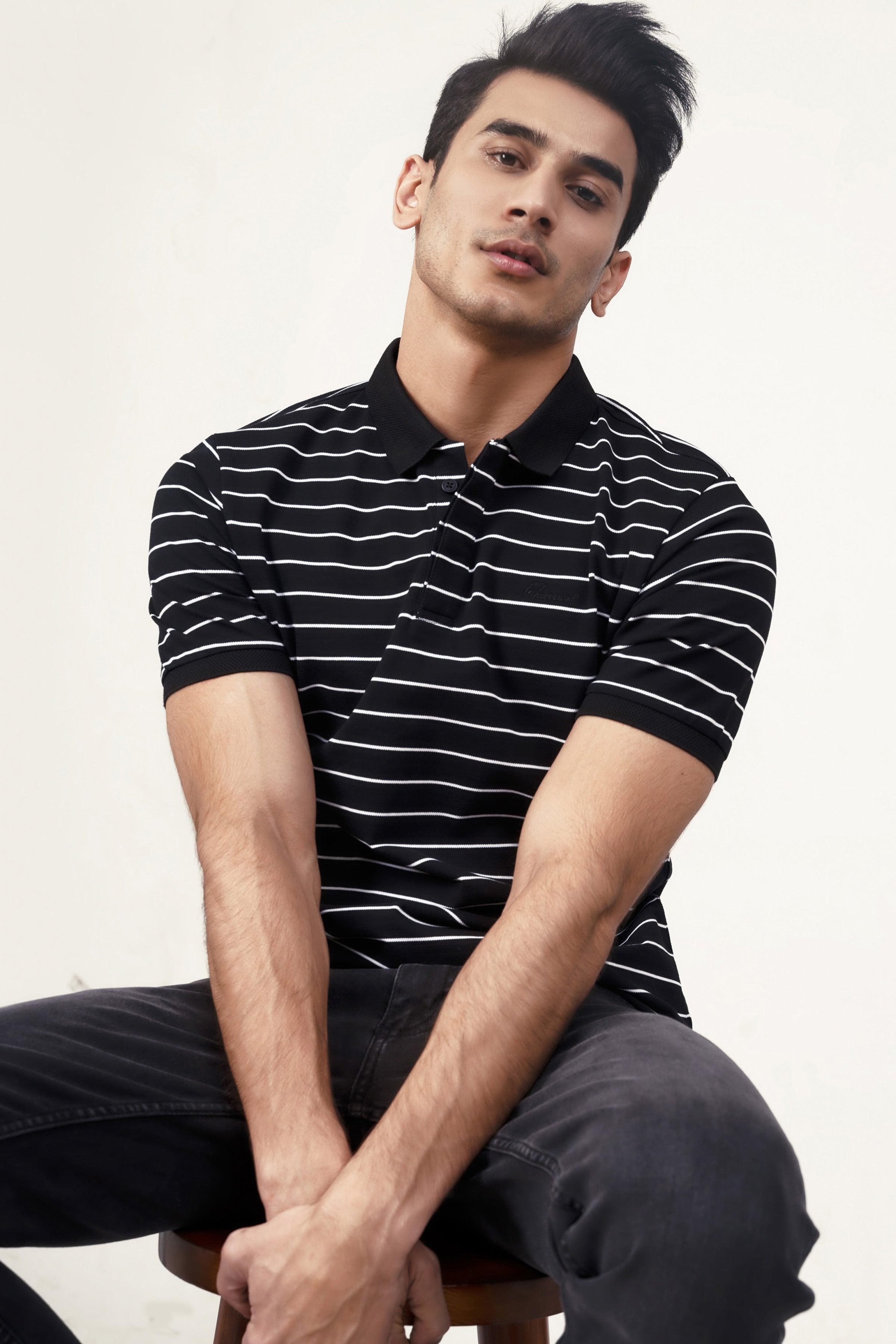 EXCLUSIVE POLO BLACK at Charcoal Clothing