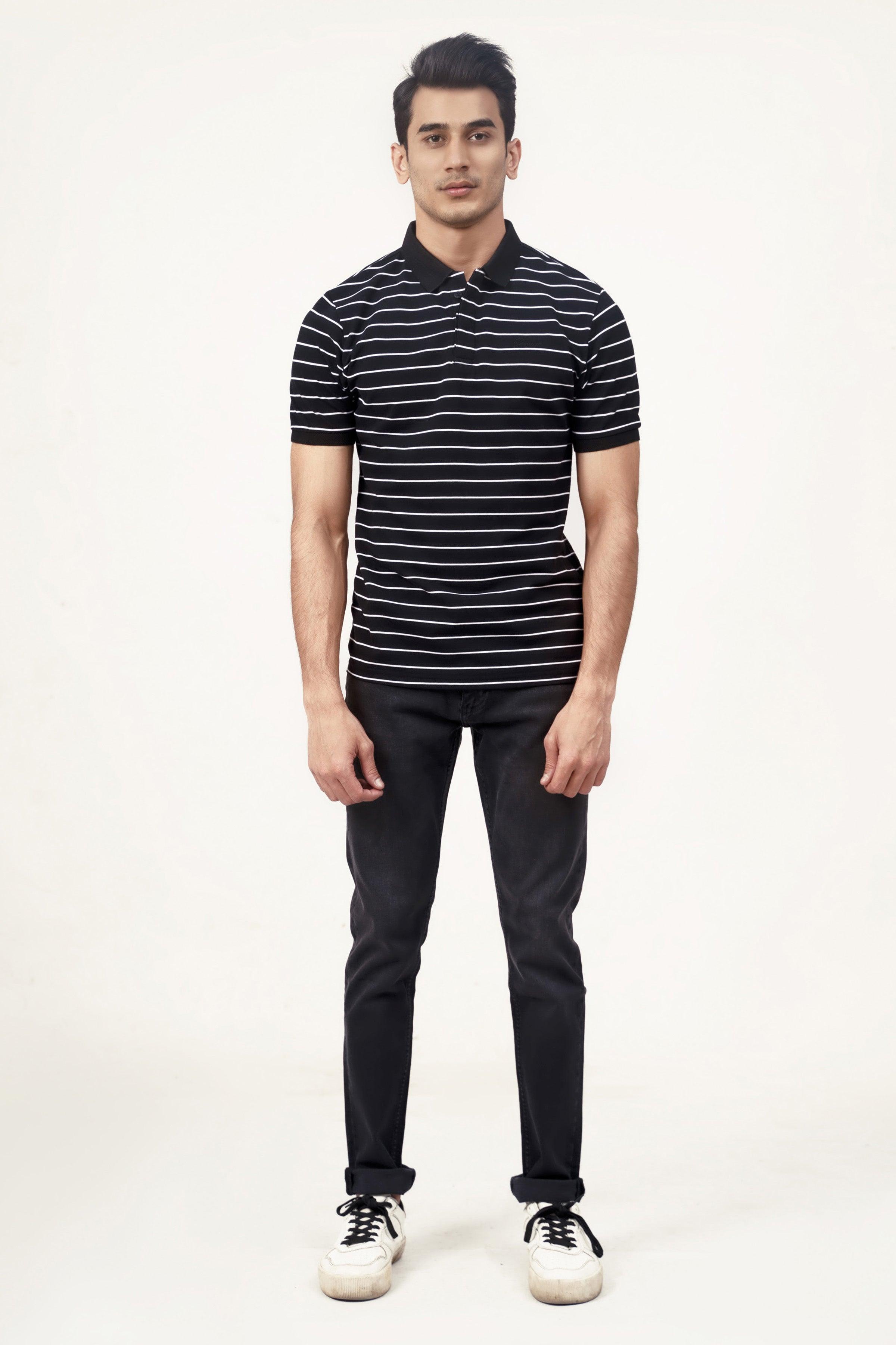 EXCLUSIVE POLO BLACK at Charcoal Clothing