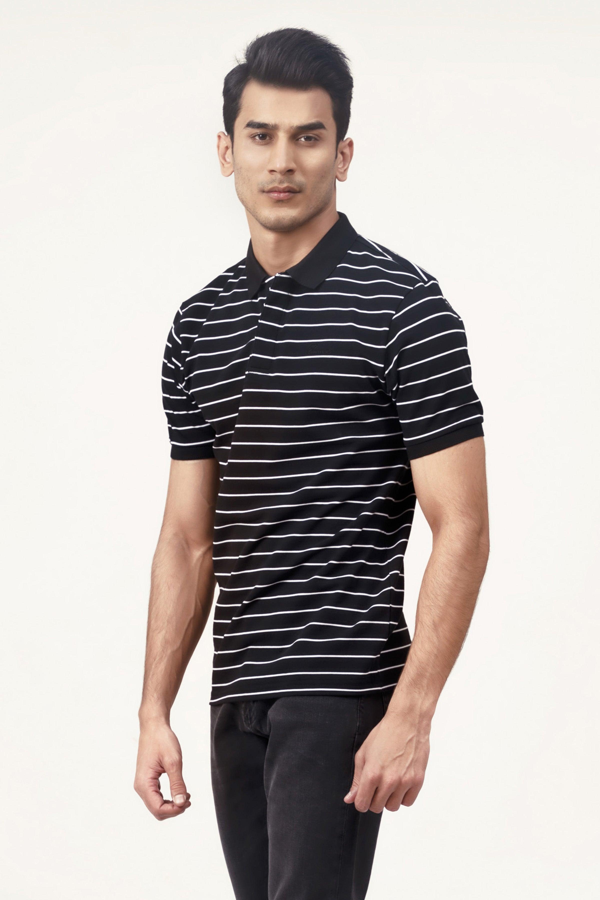 EXCLUSIVE POLO BLACK at Charcoal Clothing