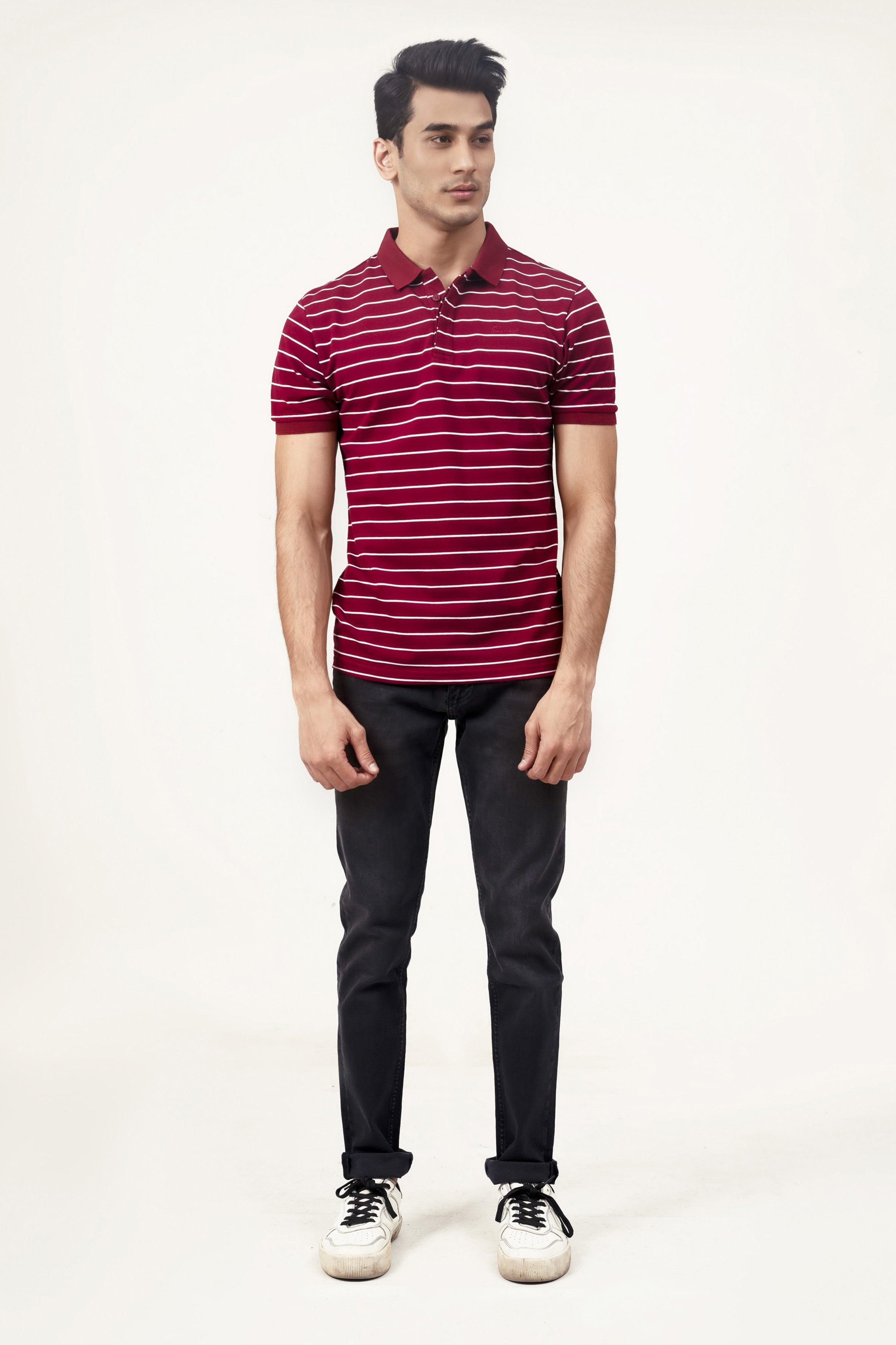 EXCLUSIVE POLO MAROON at Charcoal Clothing
