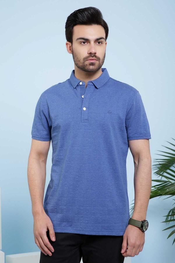 EXCLUSIVE T SHIRT ROYAL BLUE at Charcoal Clothing