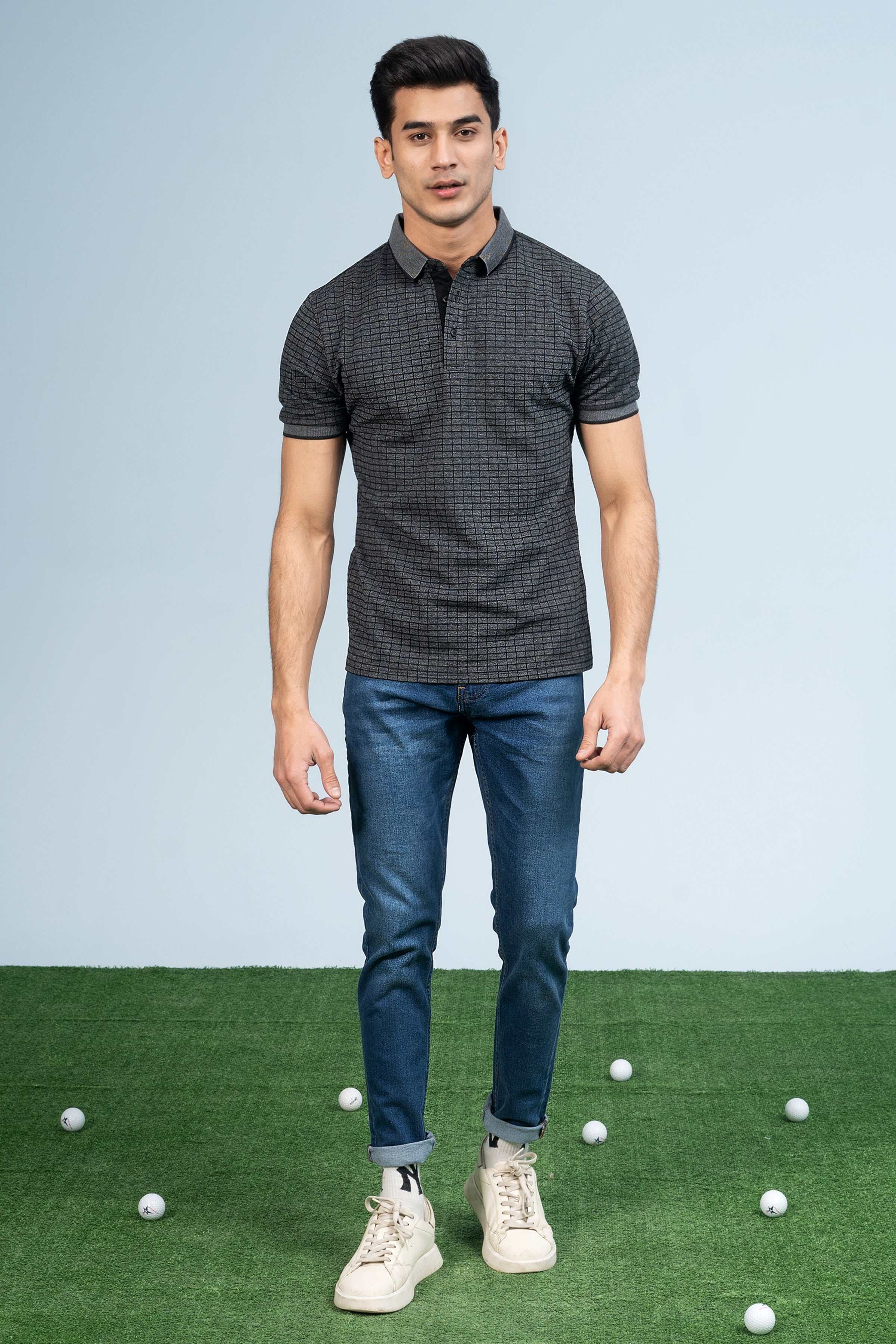 EXECUTIVE POLO CHARCOAL GREY at Charcoal Clothing