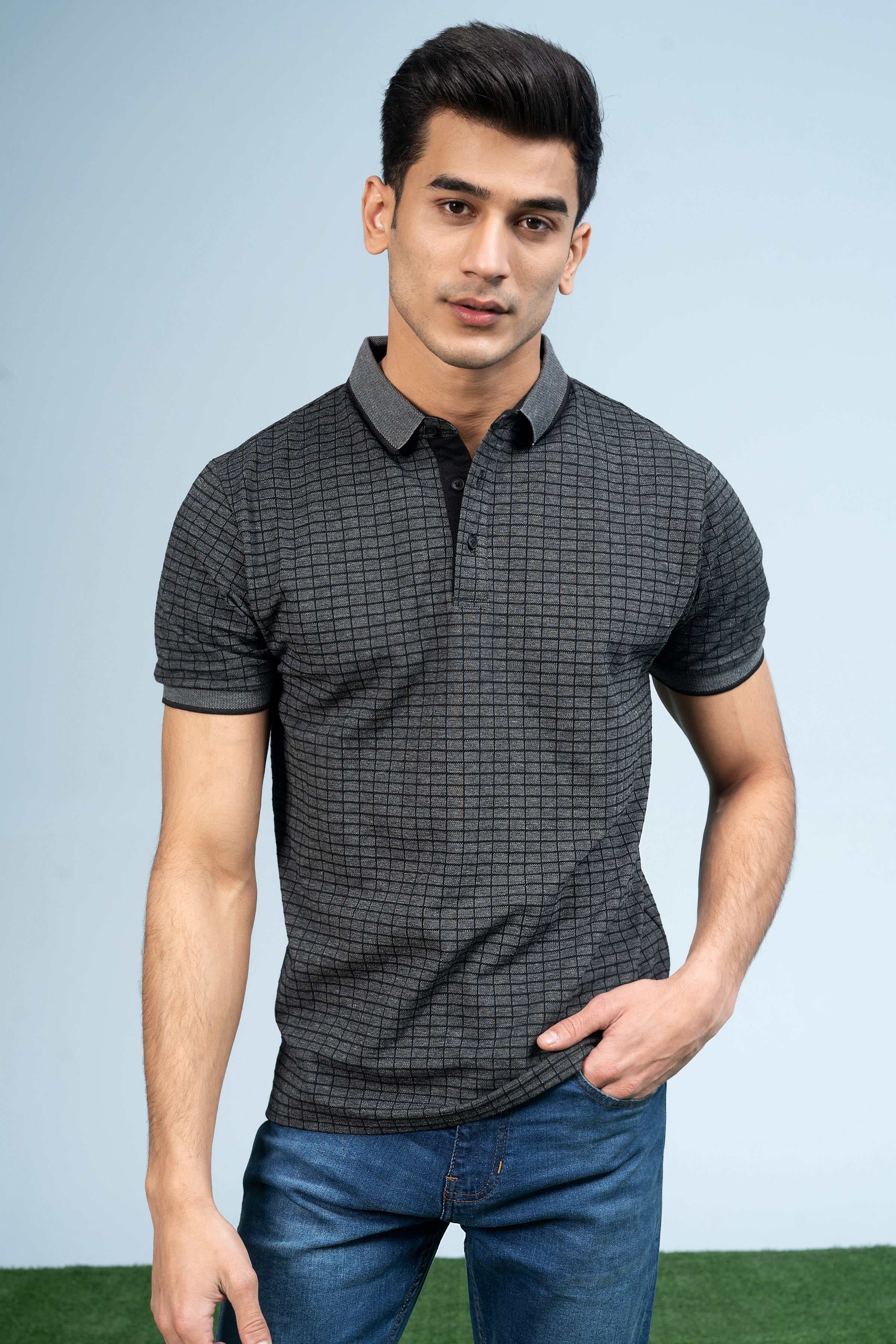 EXECUTIVE POLO CHARCOAL GREY at Charcoal Clothing