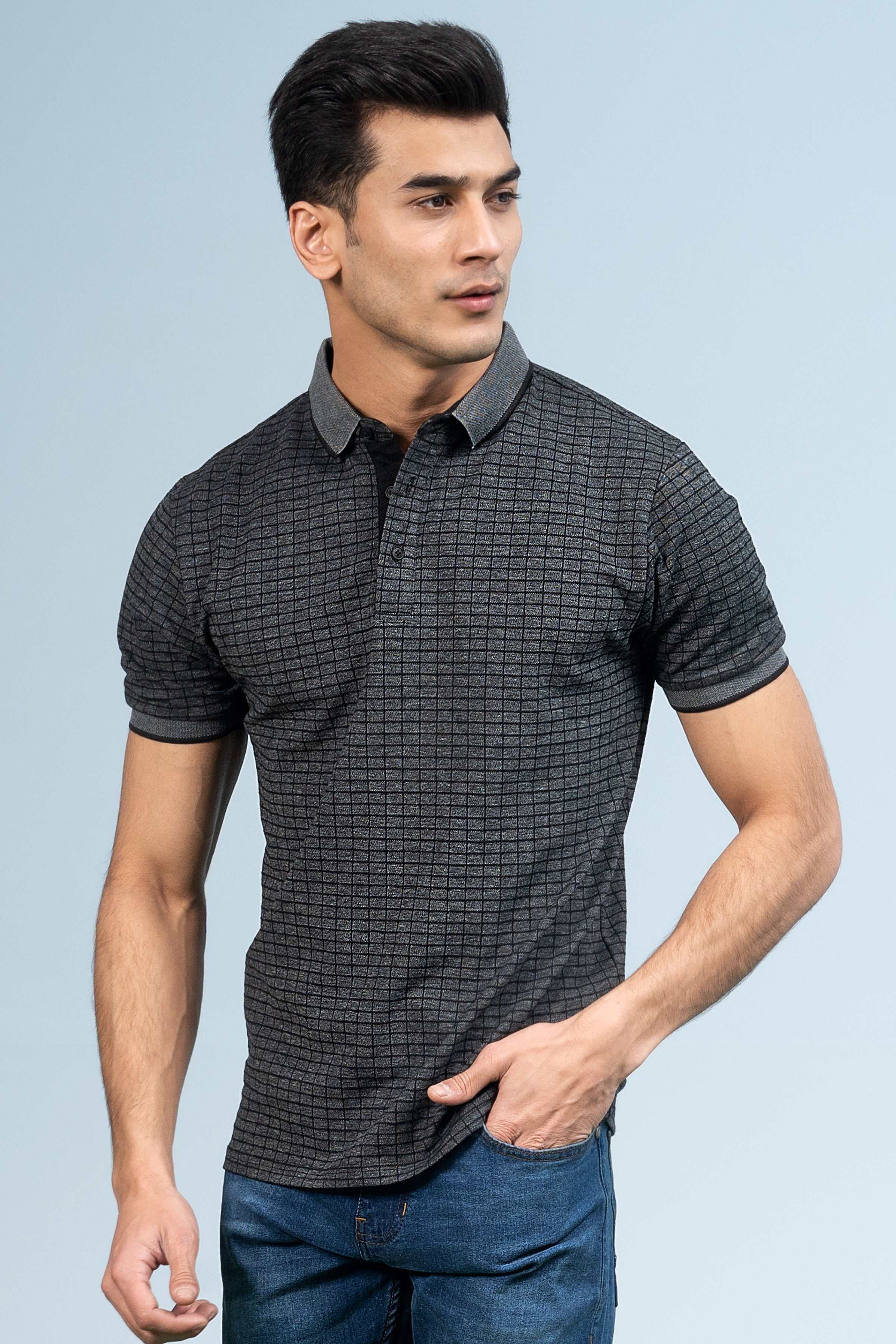 EXECUTIVE POLO CHARCOAL GREY at Charcoal Clothing
