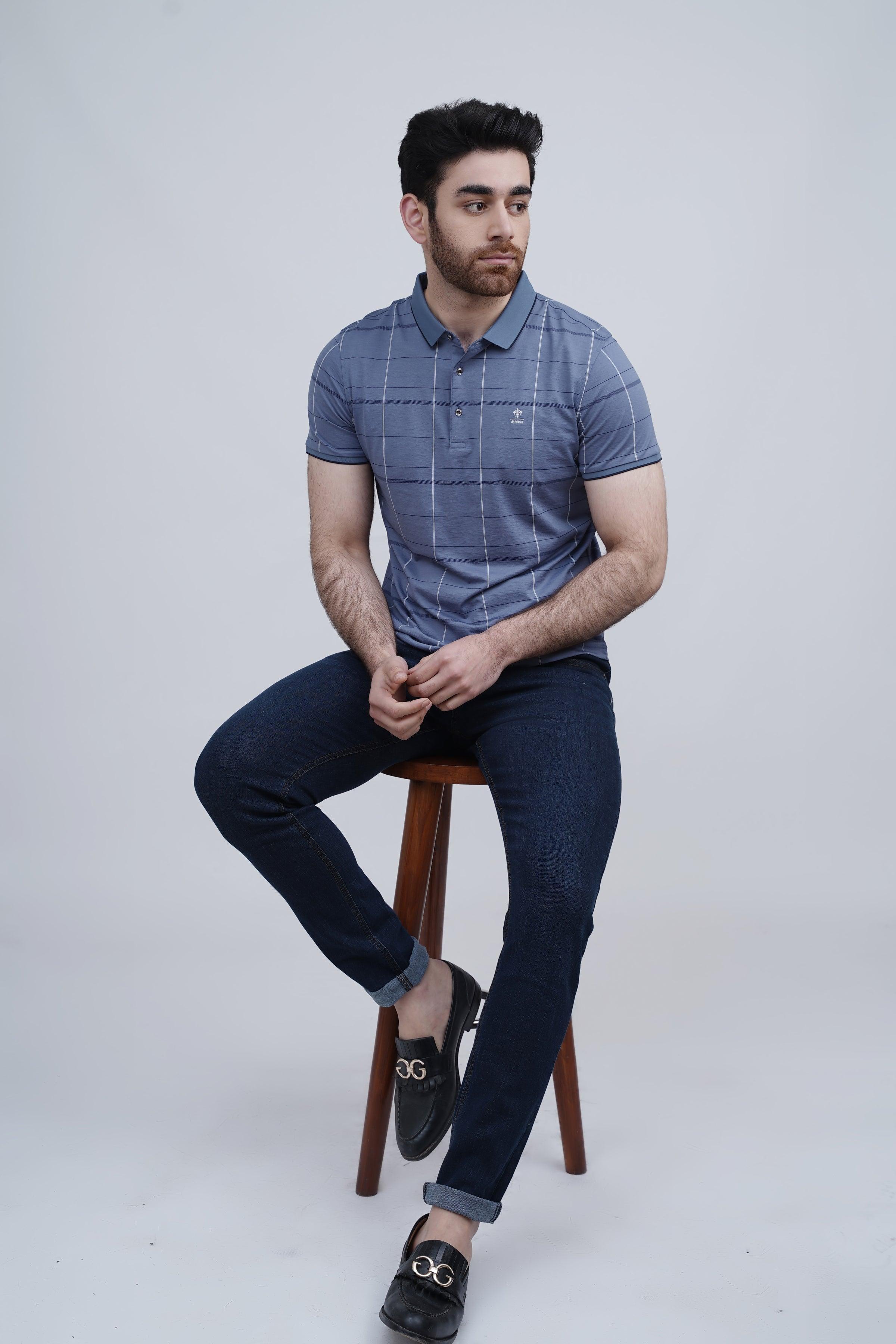 EXECUTIVE POLO DARK GREY at Charcoal Clothing