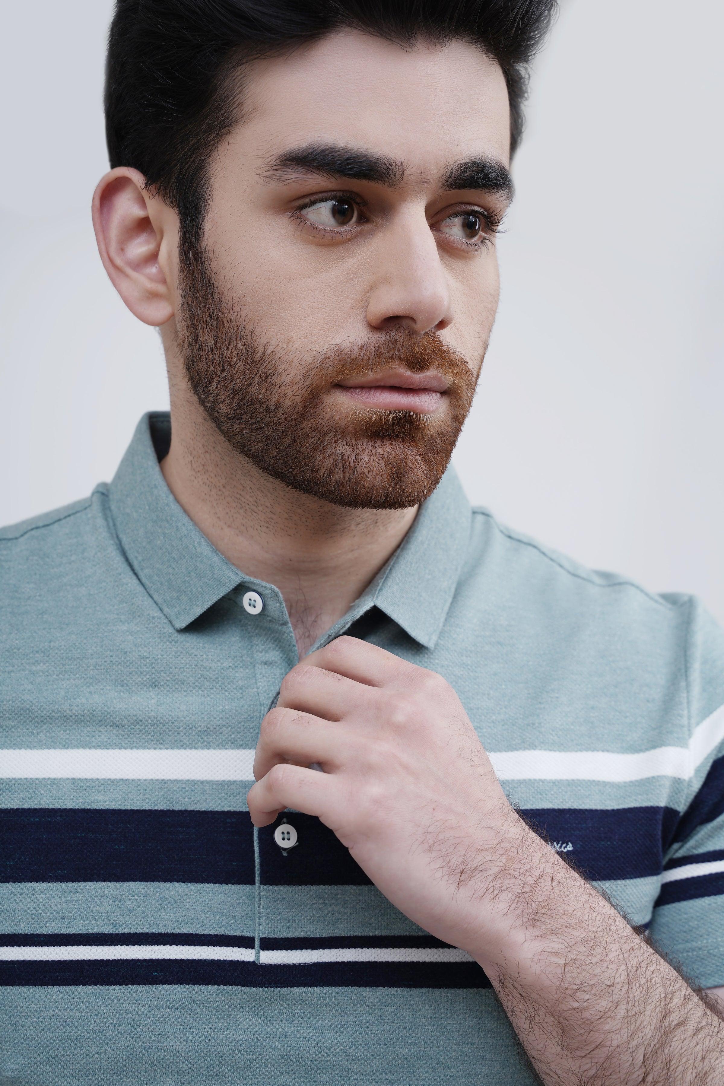 EXECUTIVE POLO GREEN at Charcoal Clothing