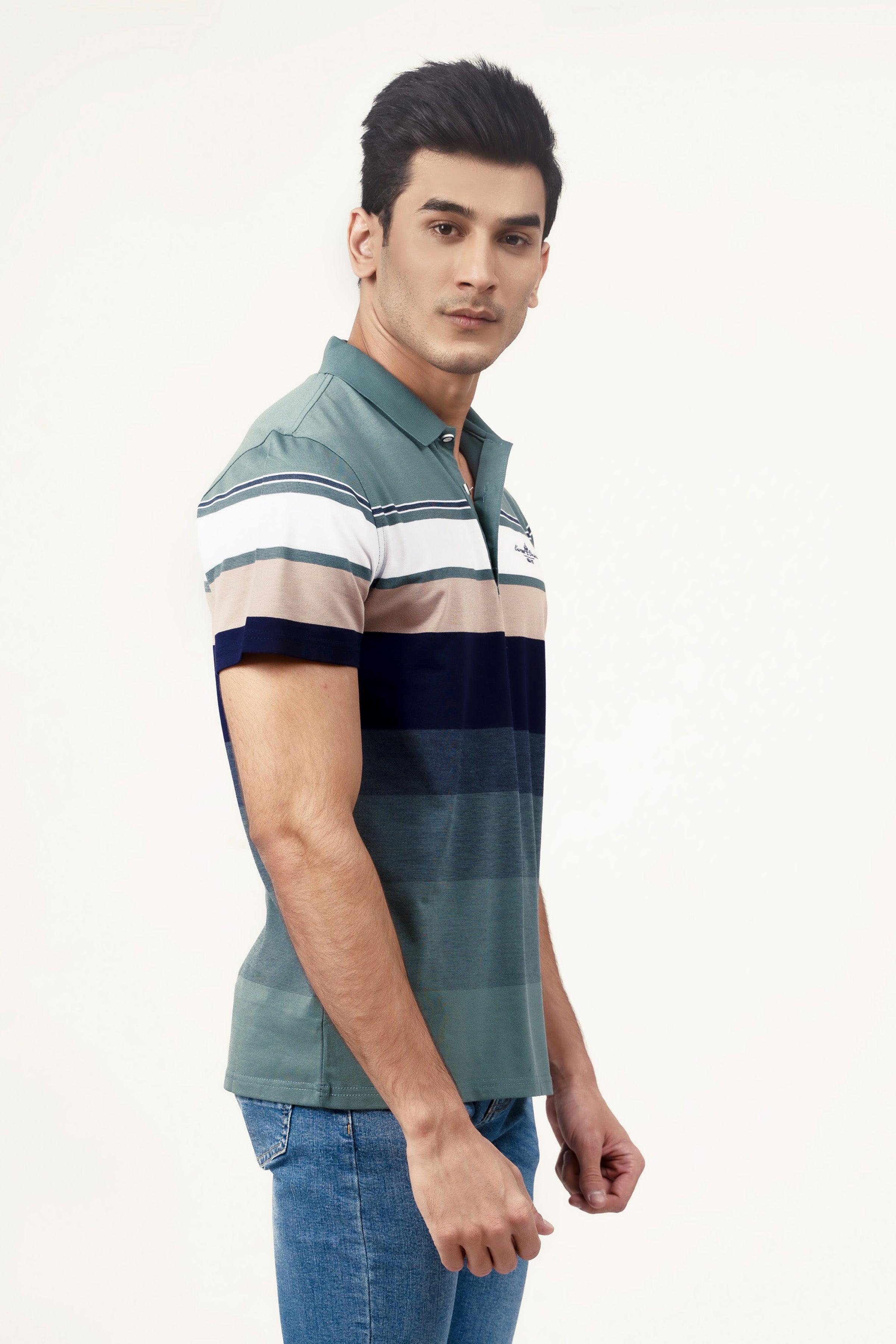 EXECUTIVE POLO GREEN at Charcoal Clothing