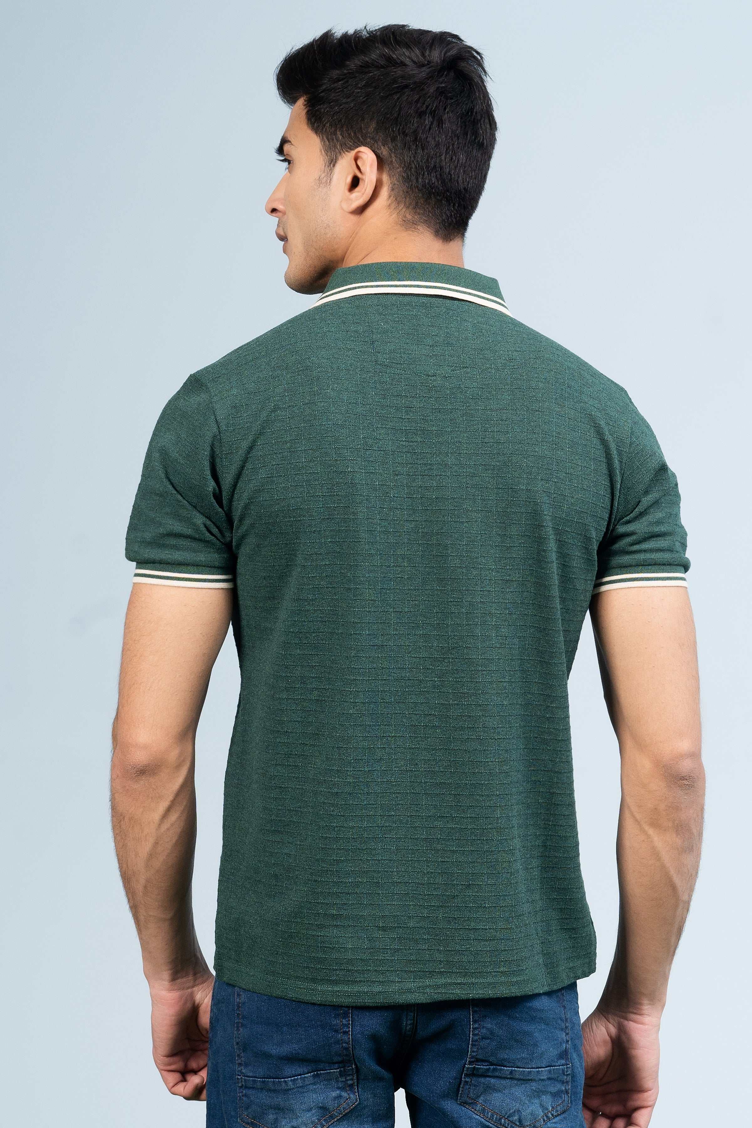 EXECUTIVE POLO GREEN at Charcoal Clothing