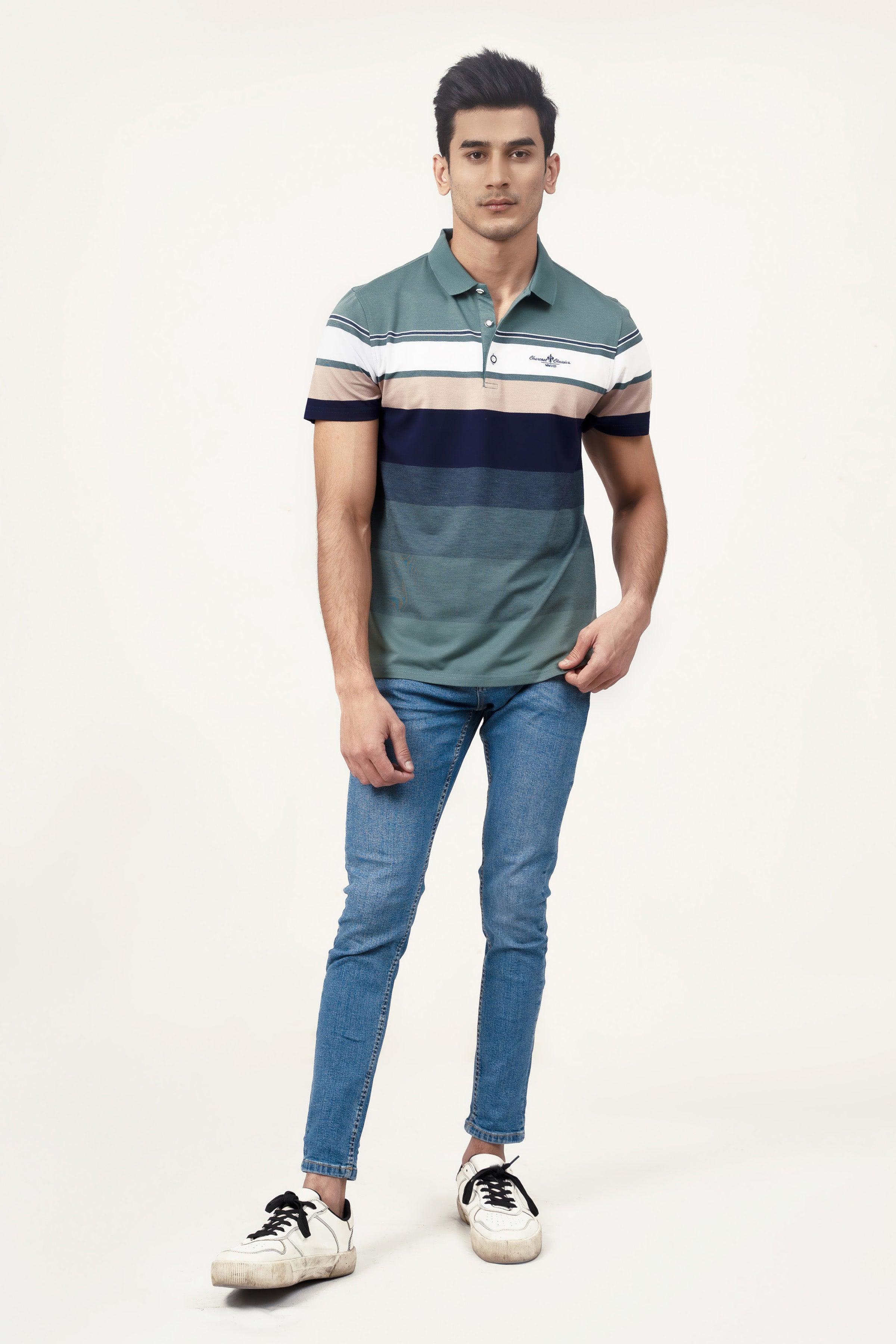EXECUTIVE POLO GREEN at Charcoal Clothing