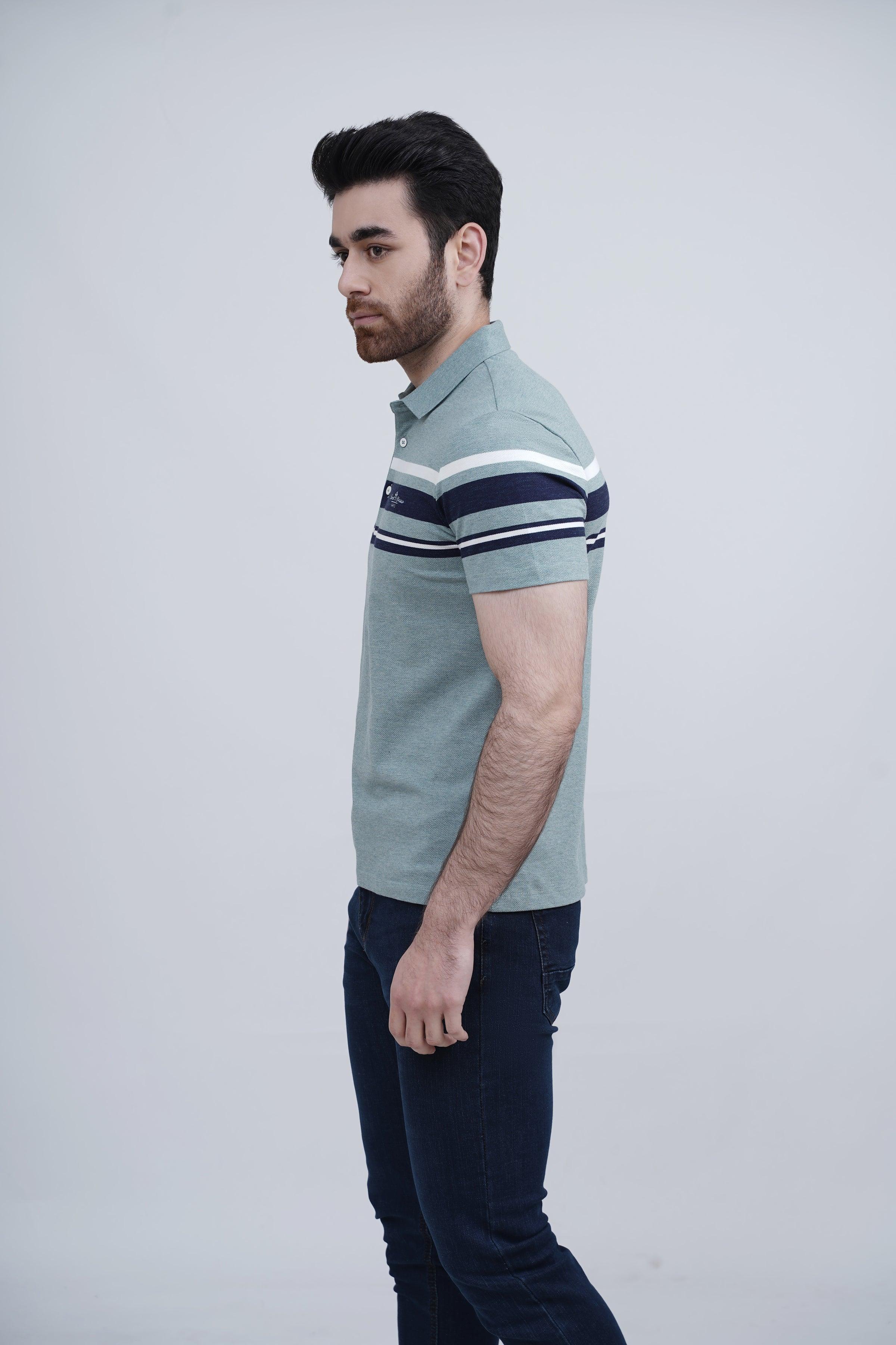 EXECUTIVE POLO GREEN at Charcoal Clothing