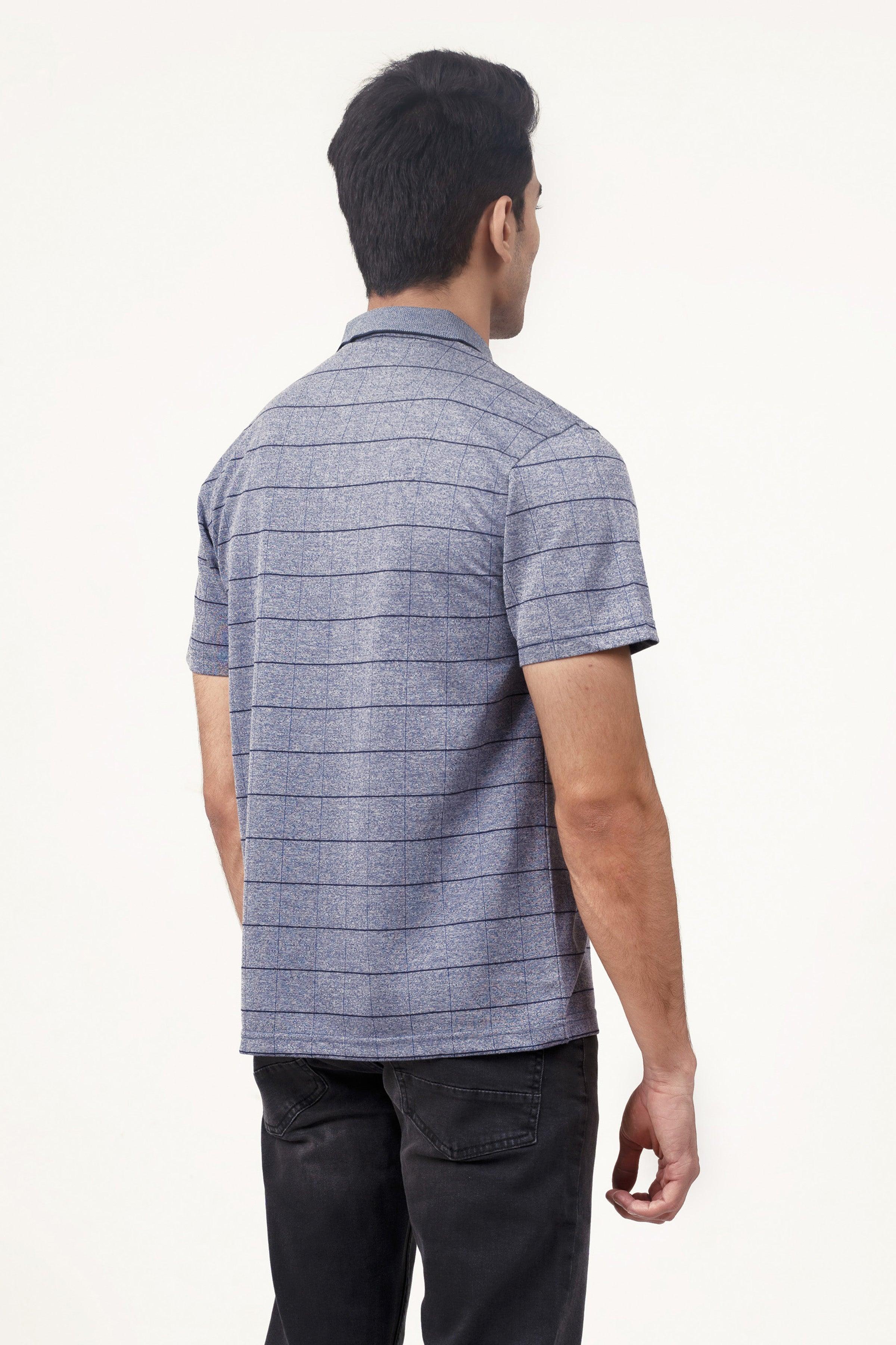 EXECUTIVE POLO GREY MELANGE at Charcoal Clothing