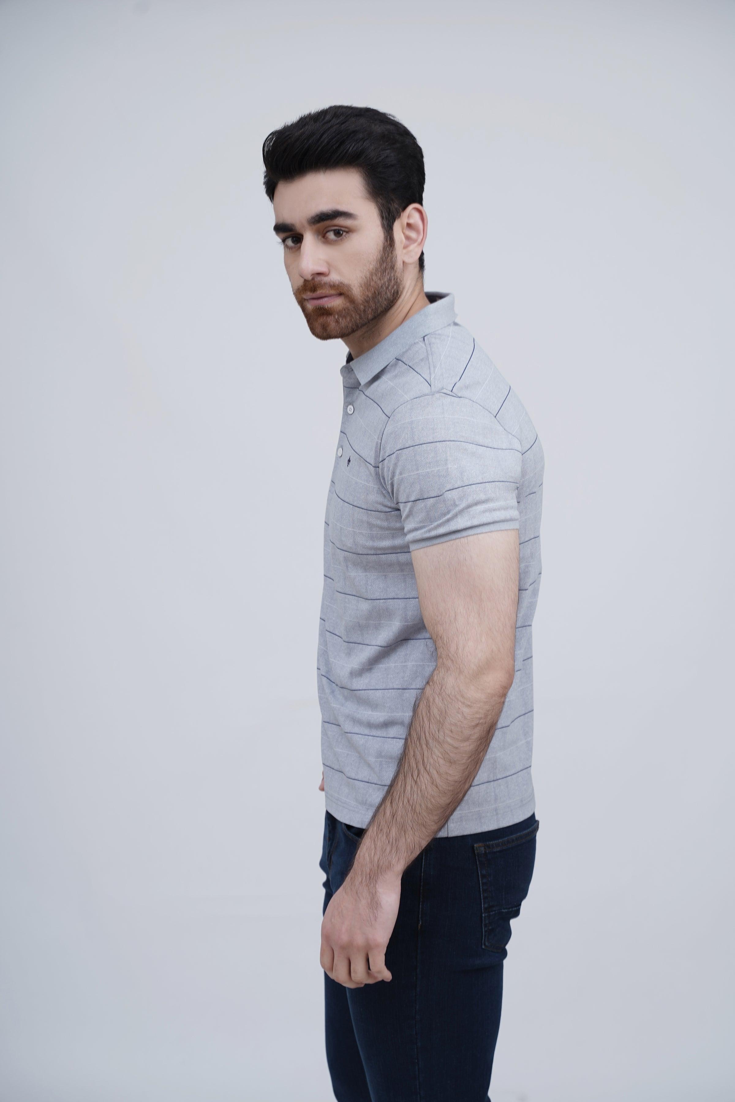 EXECUTIVE POLO GREY at Charcoal Clothing