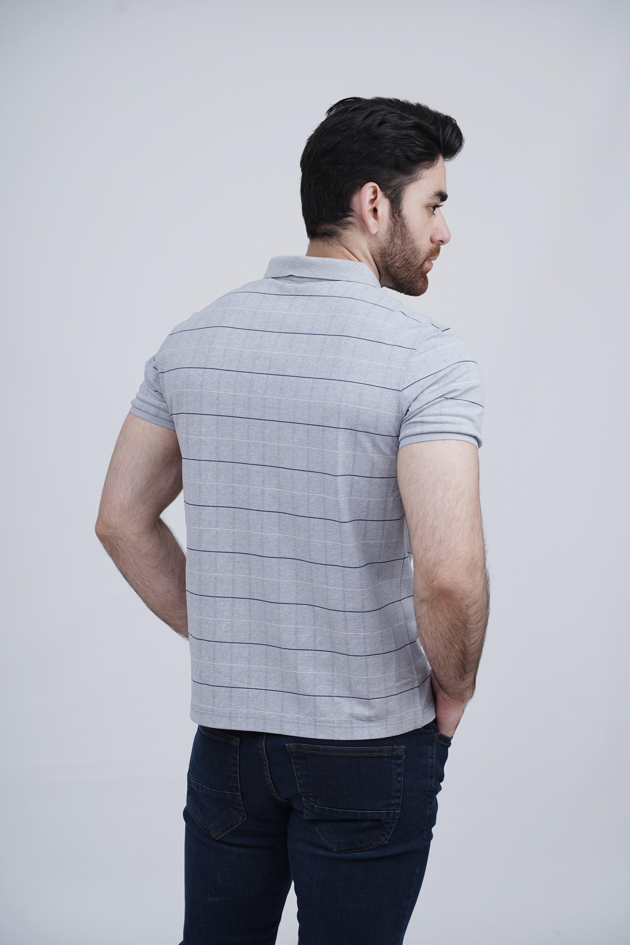 EXECUTIVE POLO GREY at Charcoal Clothing