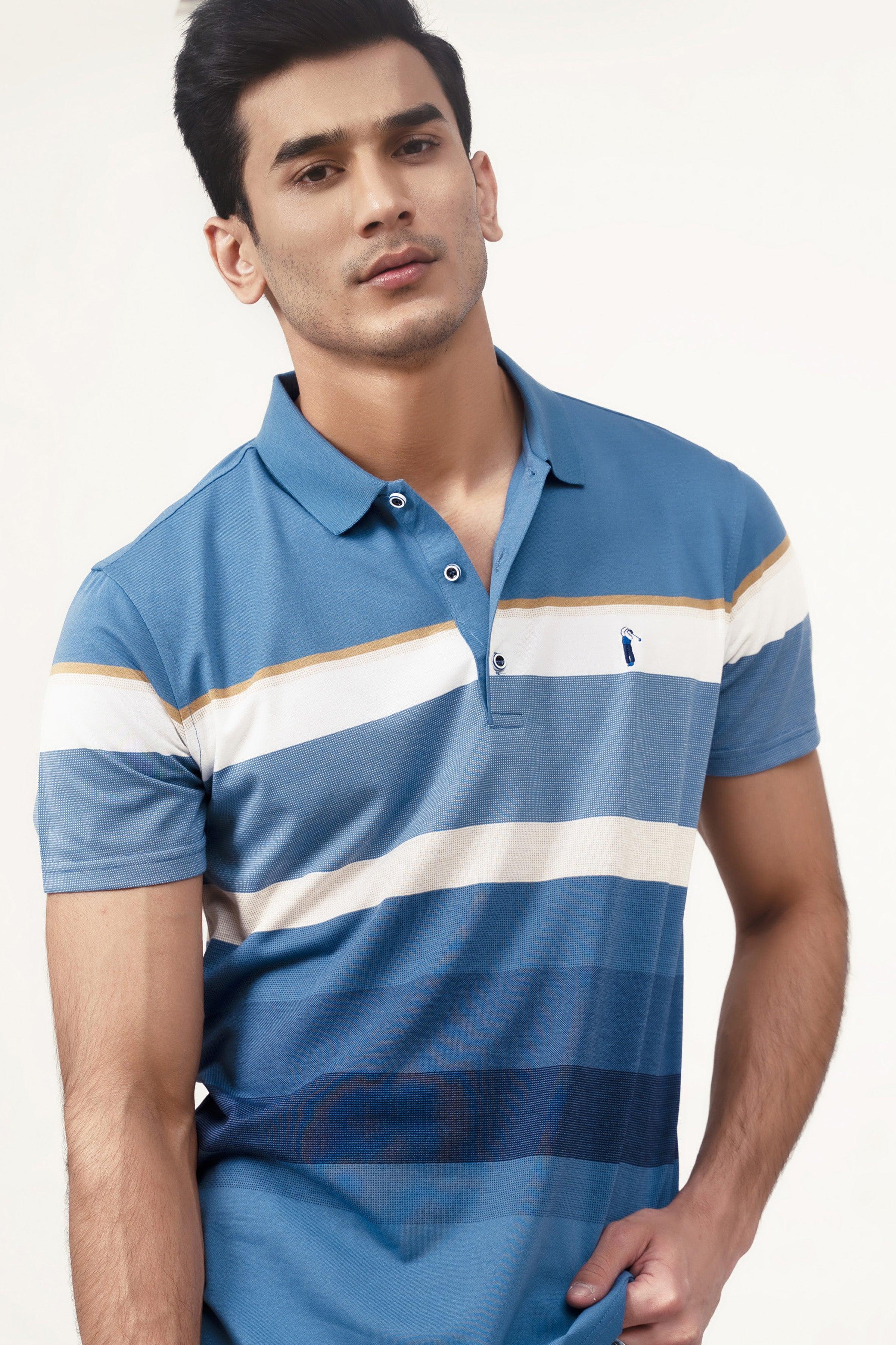 EXECUTIVE POLO INDIGO BLUE at Charcoal Clothing
