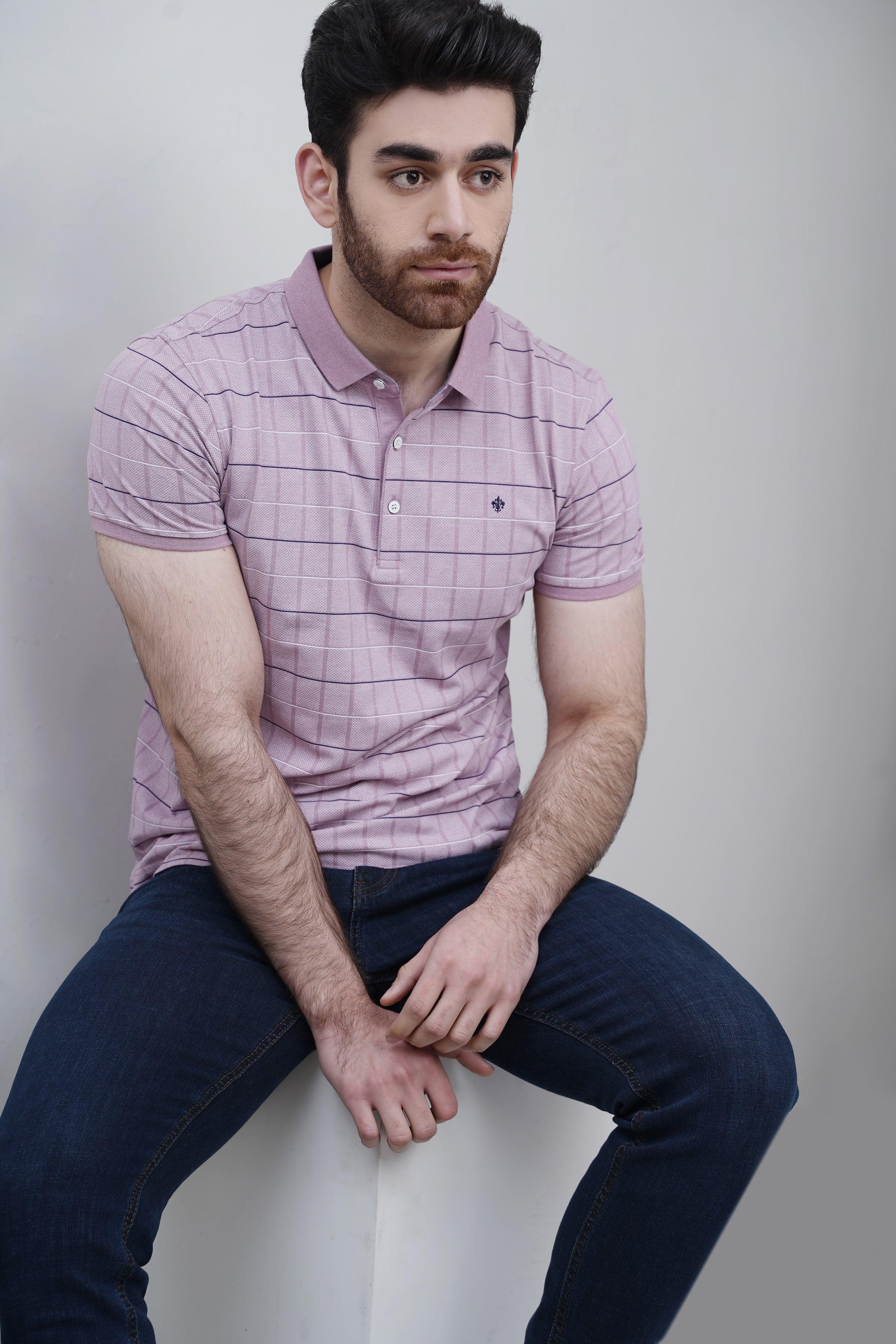 EXECUTIVE POLO PINK at Charcoal Clothing