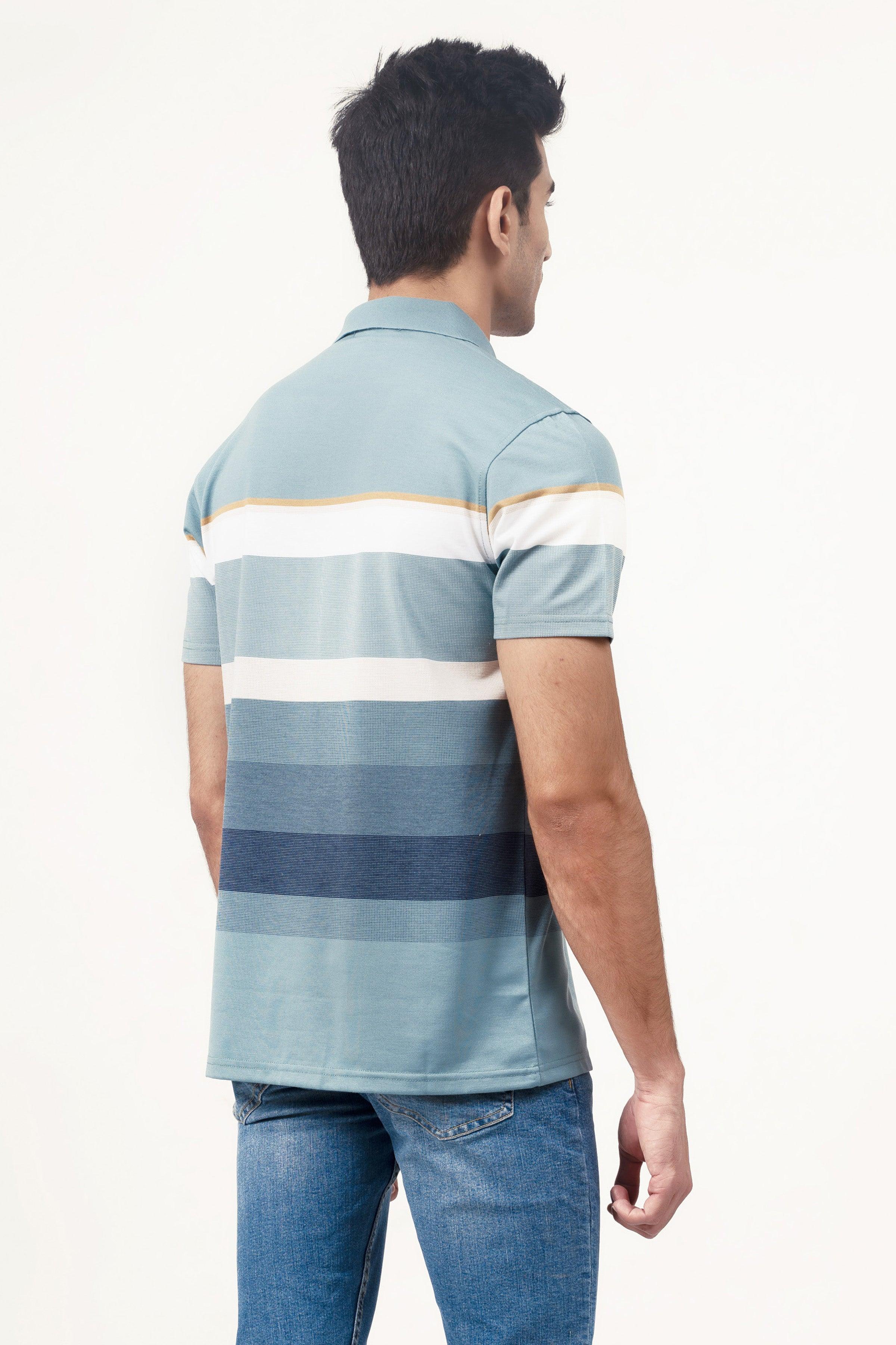 EXECUTIVE POLO SEE BLUE at Charcoal Clothing